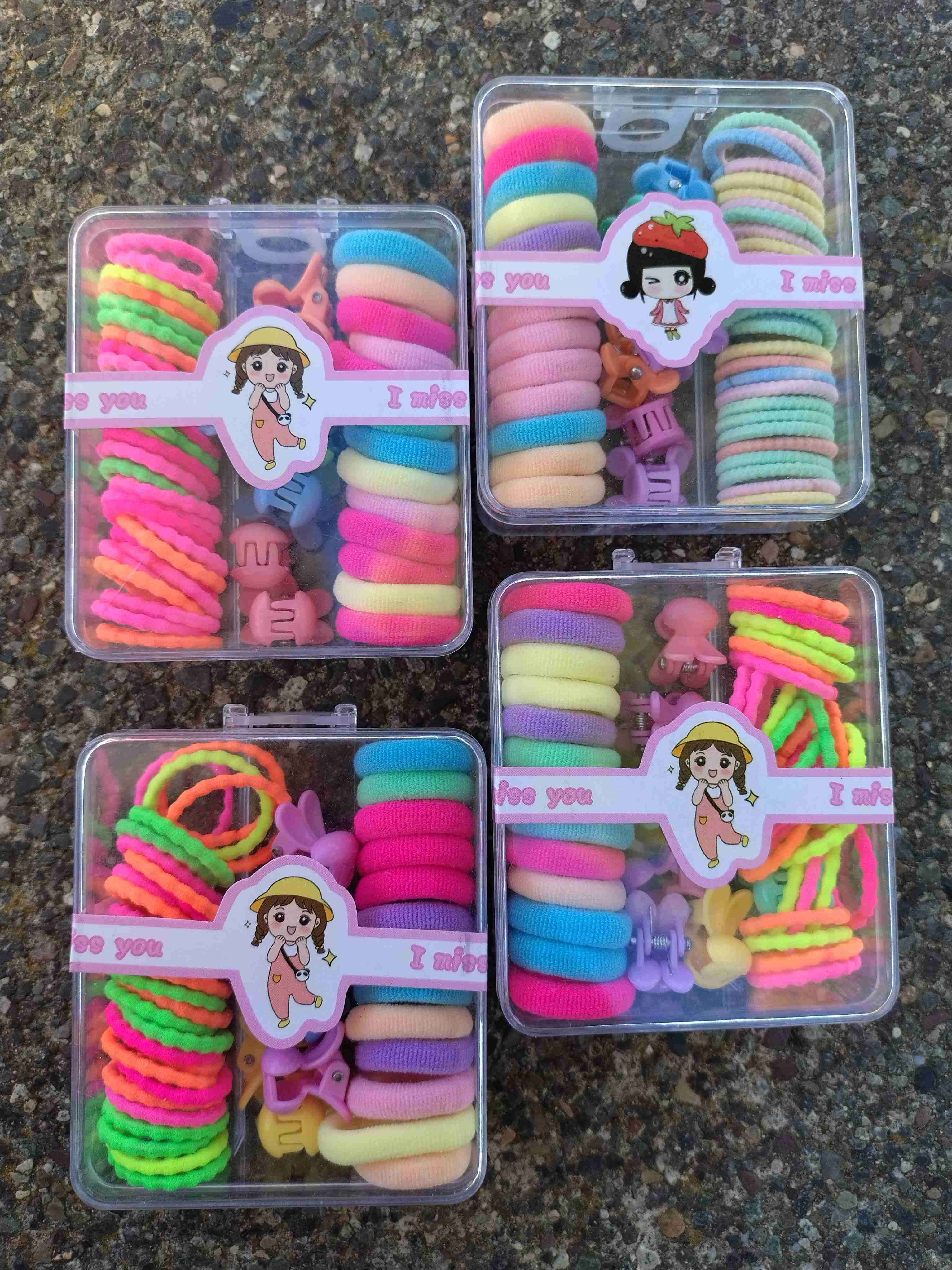 Set de elásticos para niñas - 1