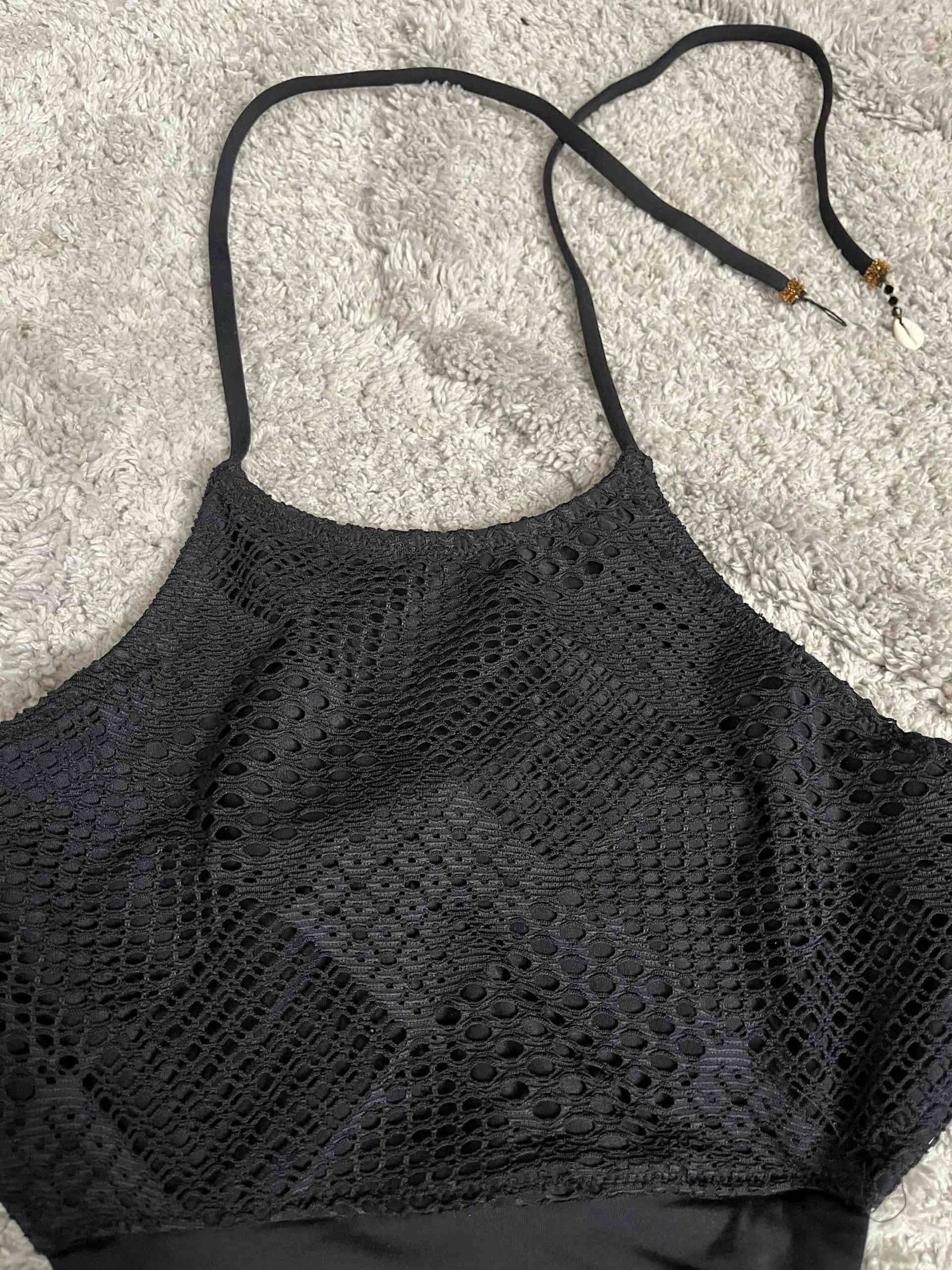 Enterito Trikini de baño negro elegante - 2