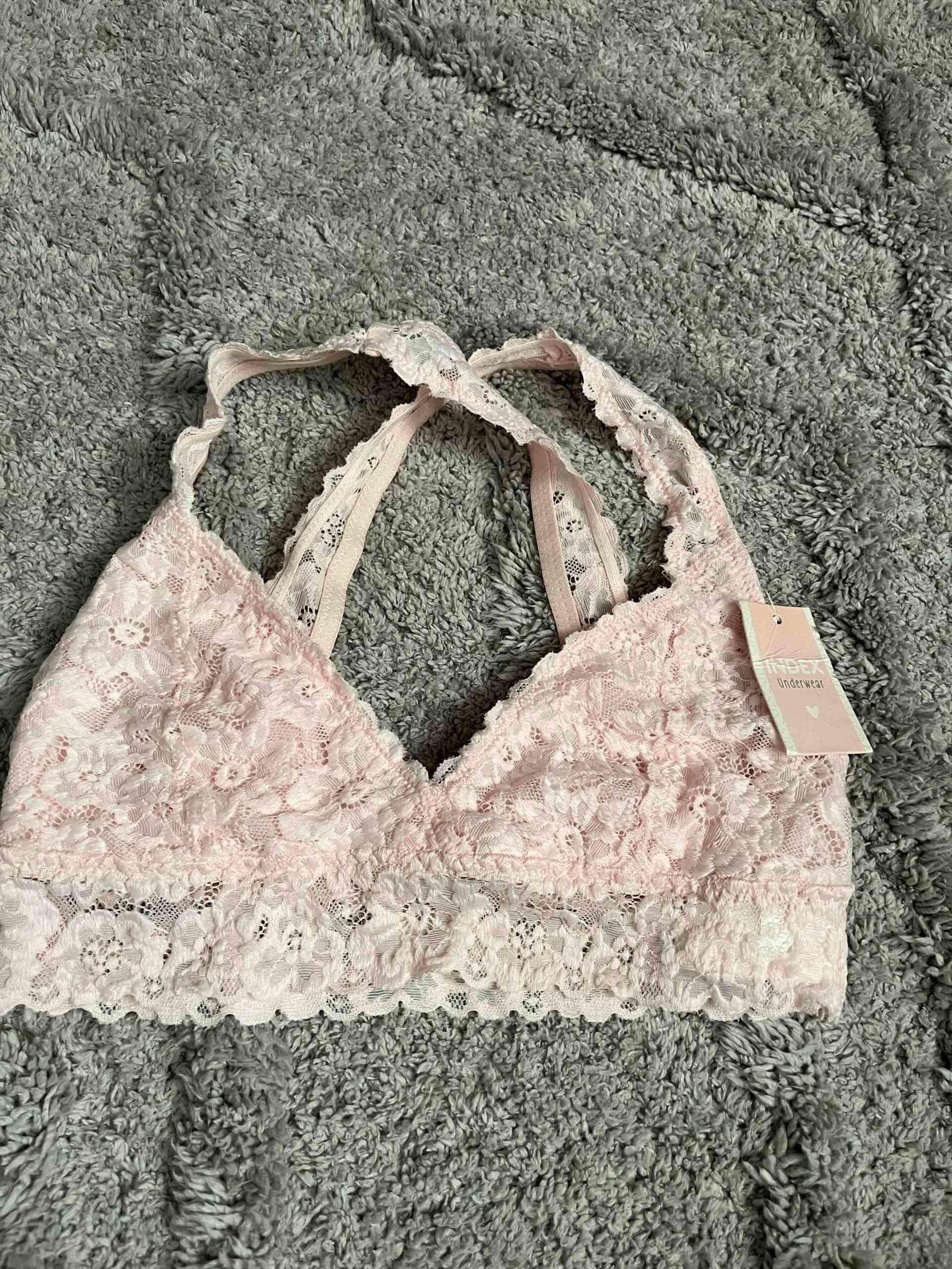 Bralette encaje rosa nuevo - 1