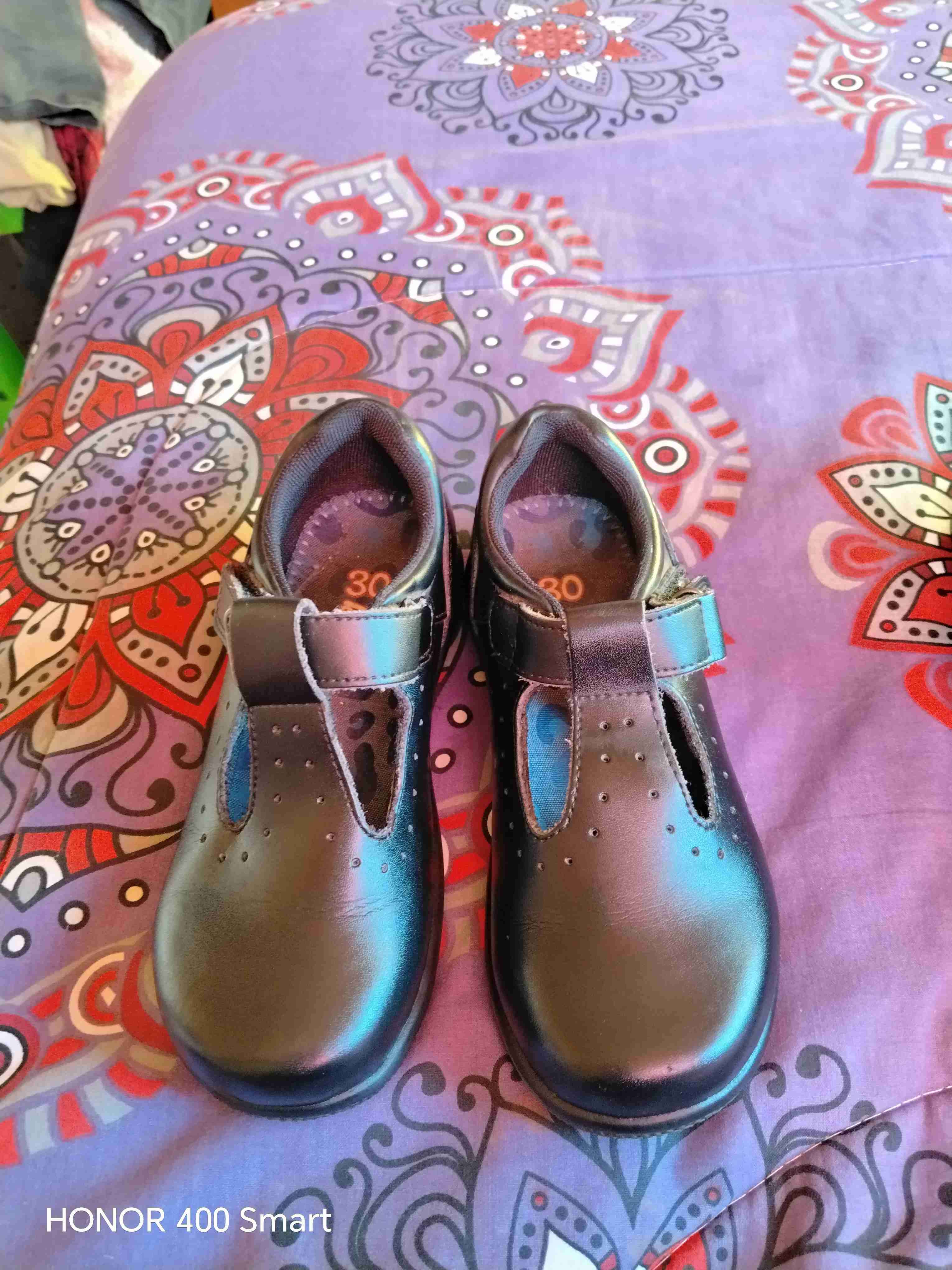 Zapatos escolares negros niña - 1