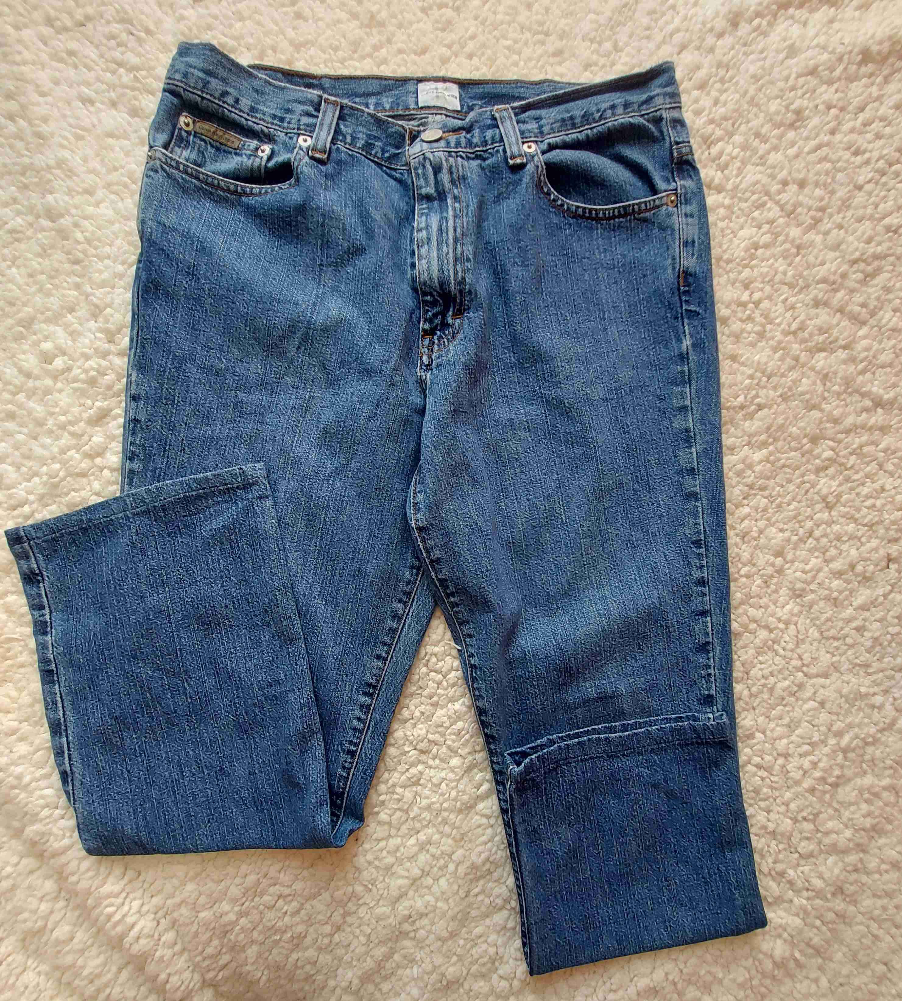 Calvin Klein, Jeans azules de mezclilla, Talla 40 - 2