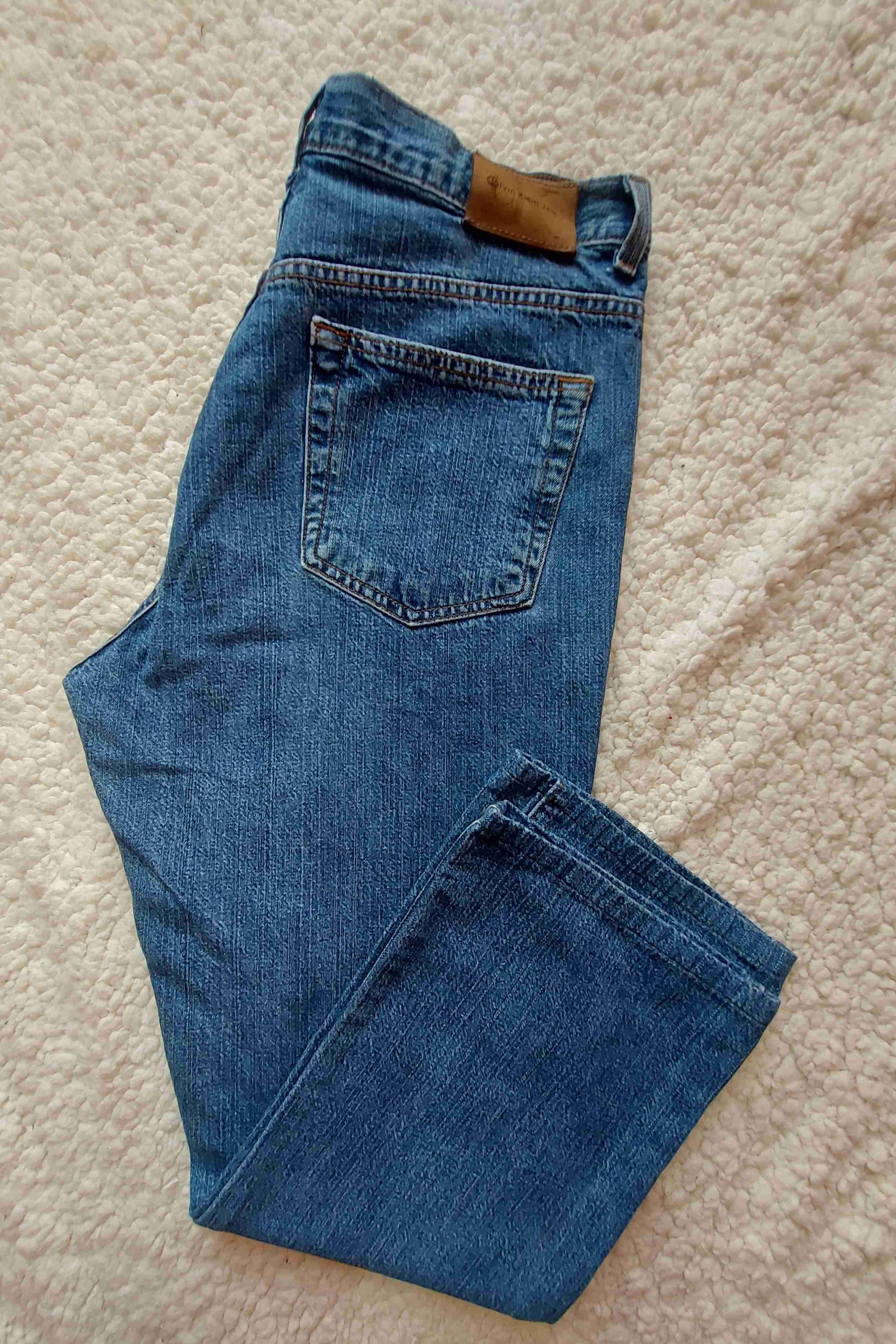 Calvin Klein, Jeans azules de mezclilla, Talla 40 - 3