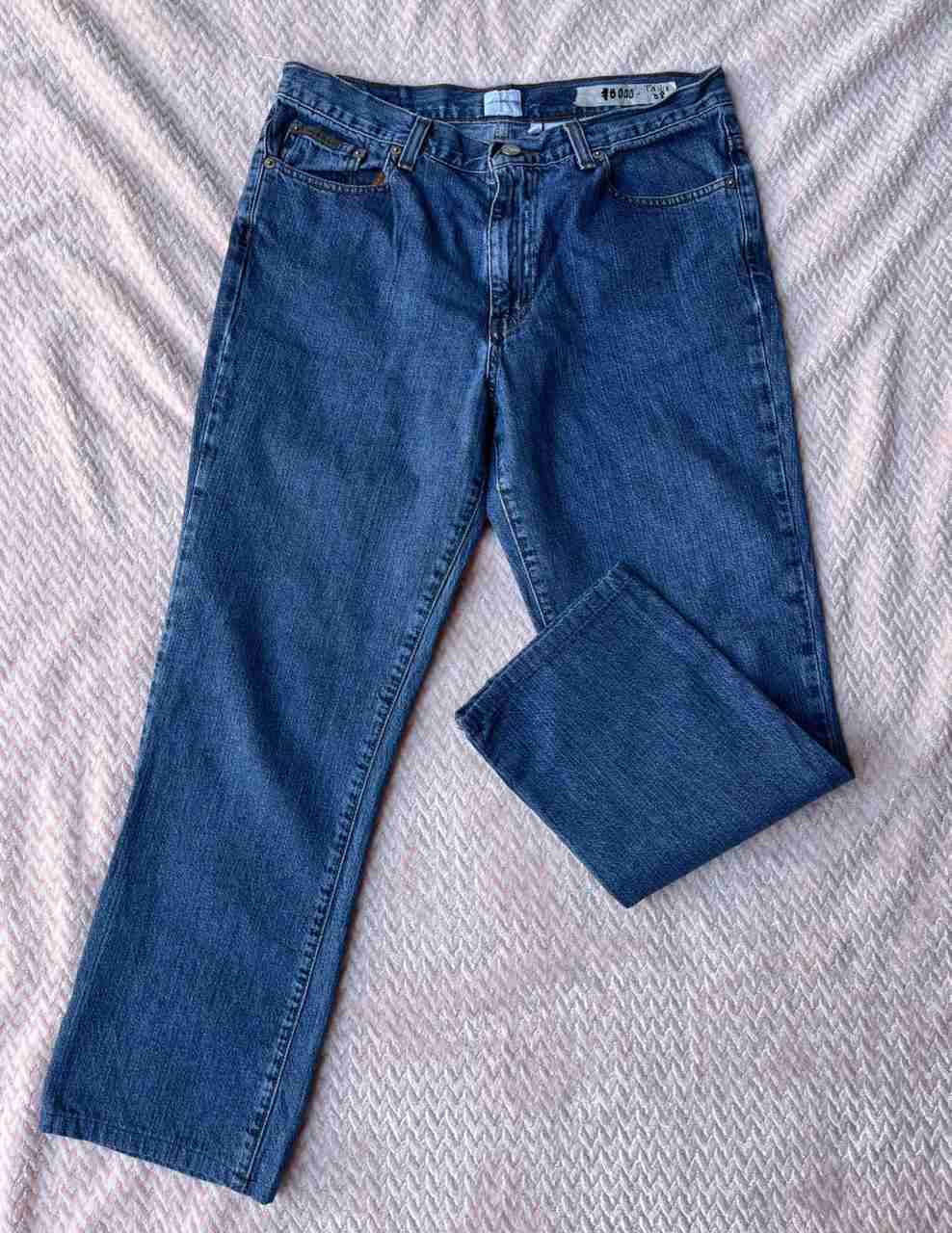 Calvin Klein, Jeans azules de mezclilla, Talla 40 - 6