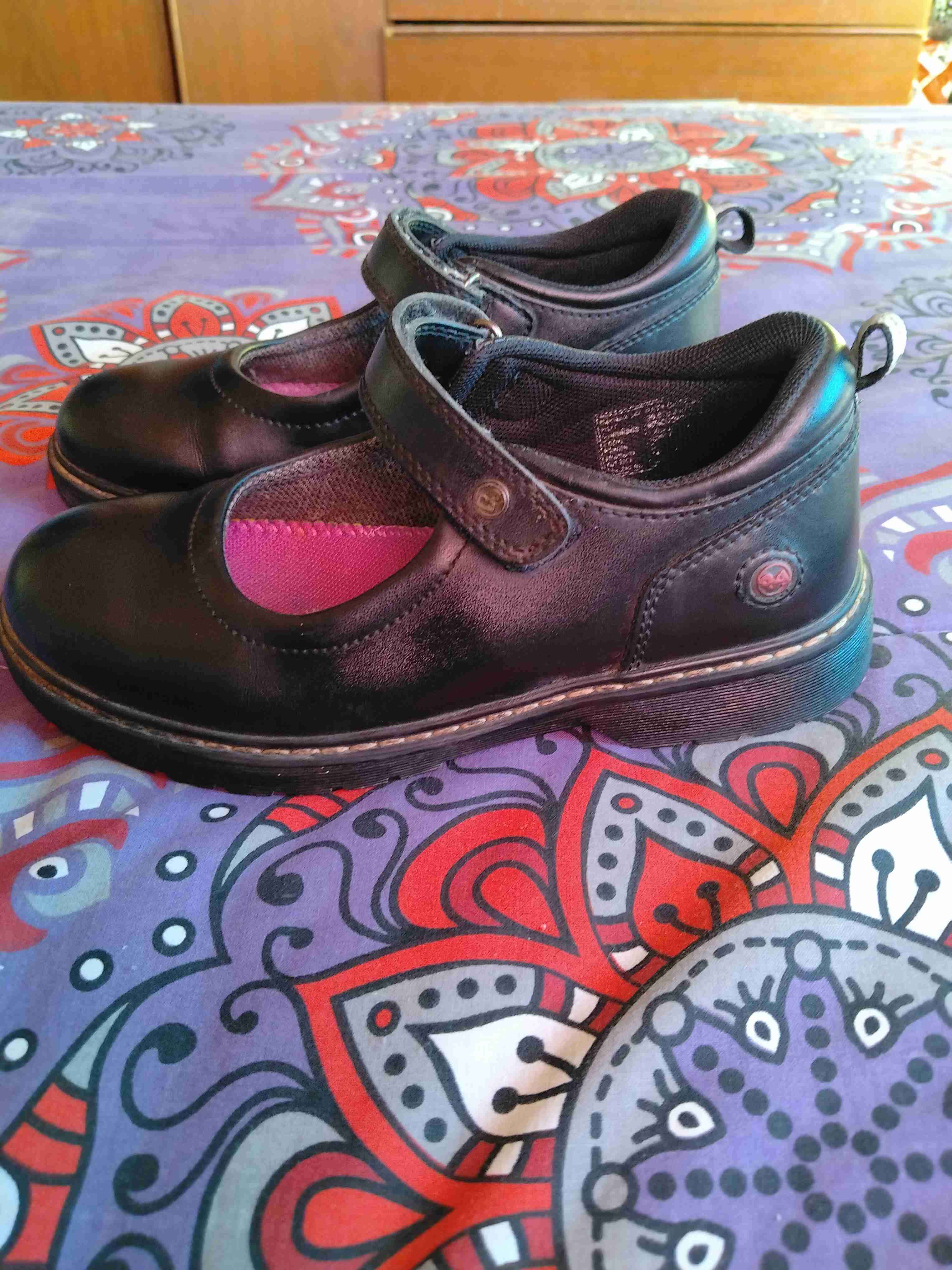Zapatos escolares negros para niña número 31 - miniatura 2