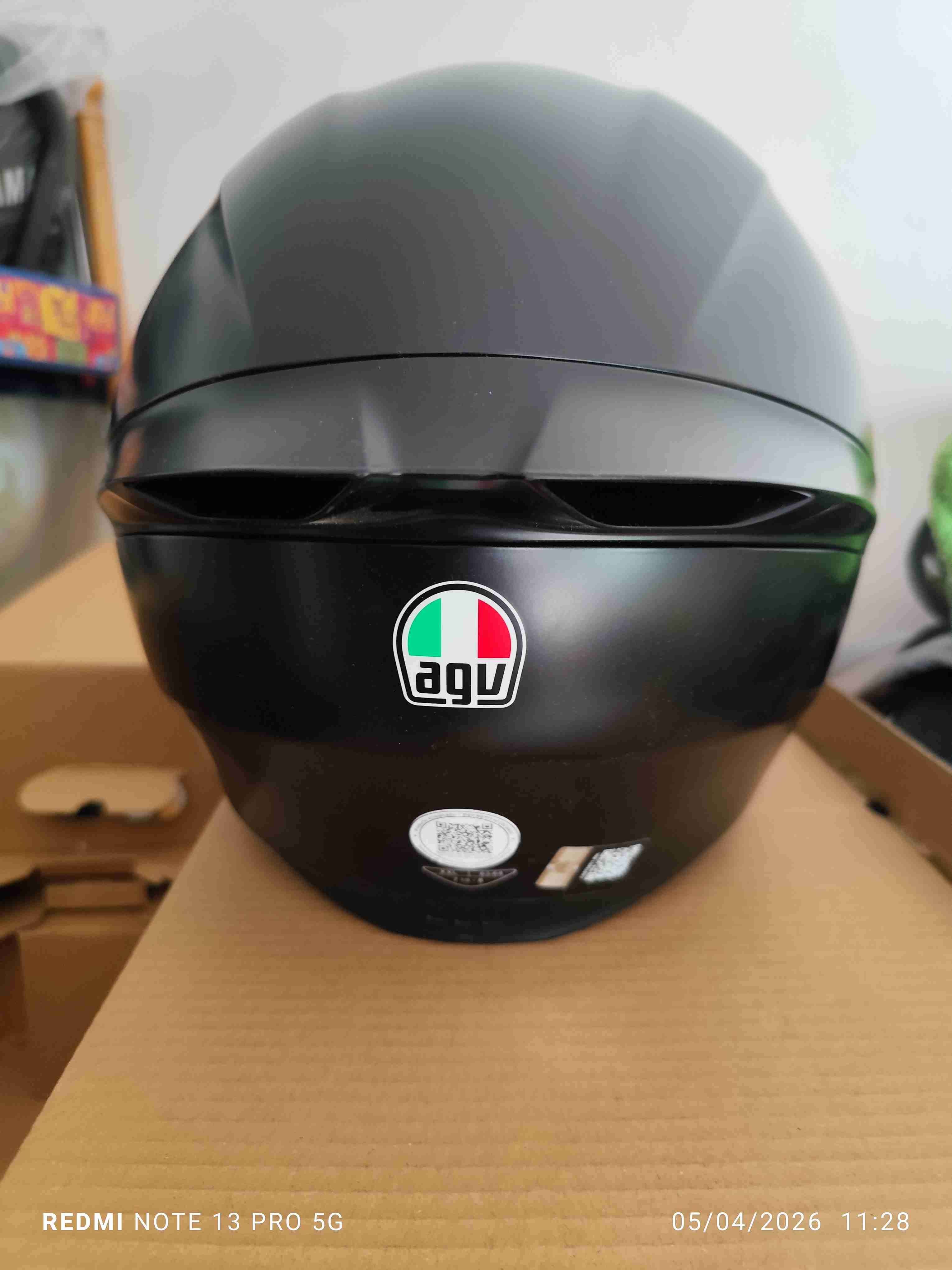 Casco negro AGV K1 nuevo. Incluye Pinlock - miniatura 2