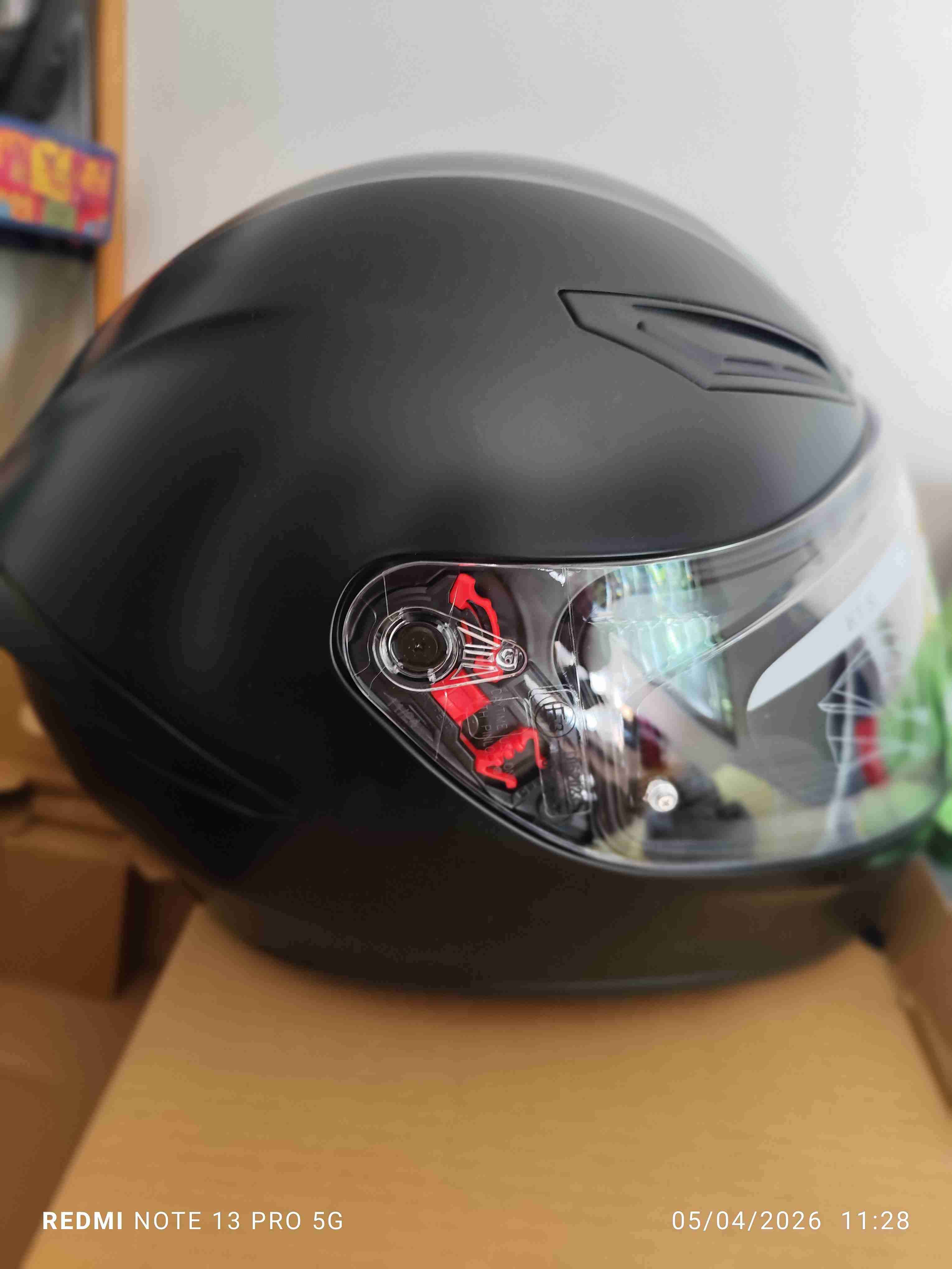 Casco negro AGV K1 nuevo. Incluye Pinlock - miniatura 3