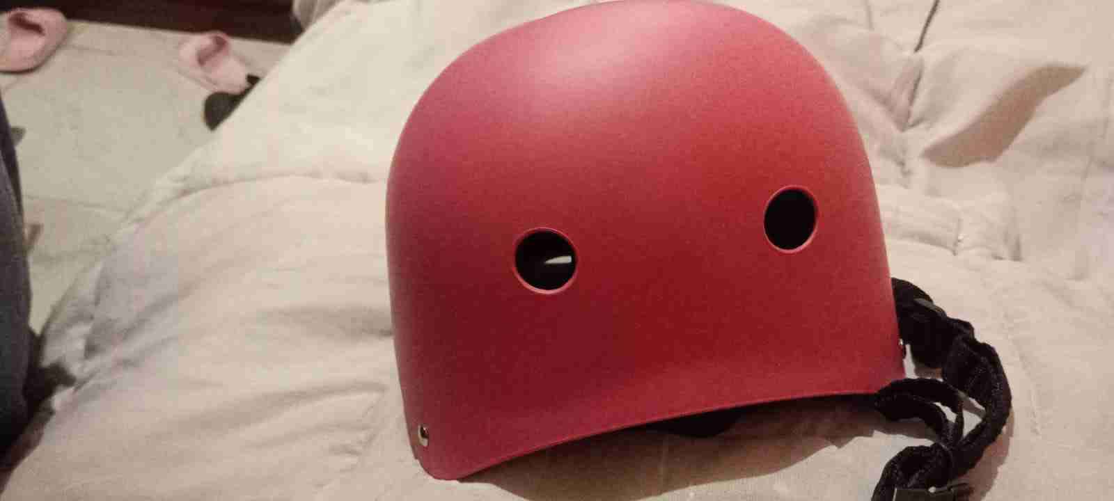 Casco rosado + rodilleras talla L - 5