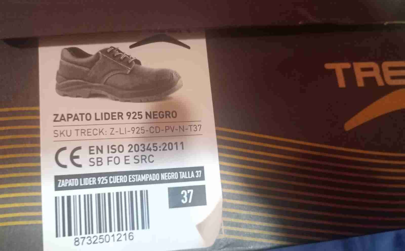 Zapatos de seguridad negros Treck - miniatura 2