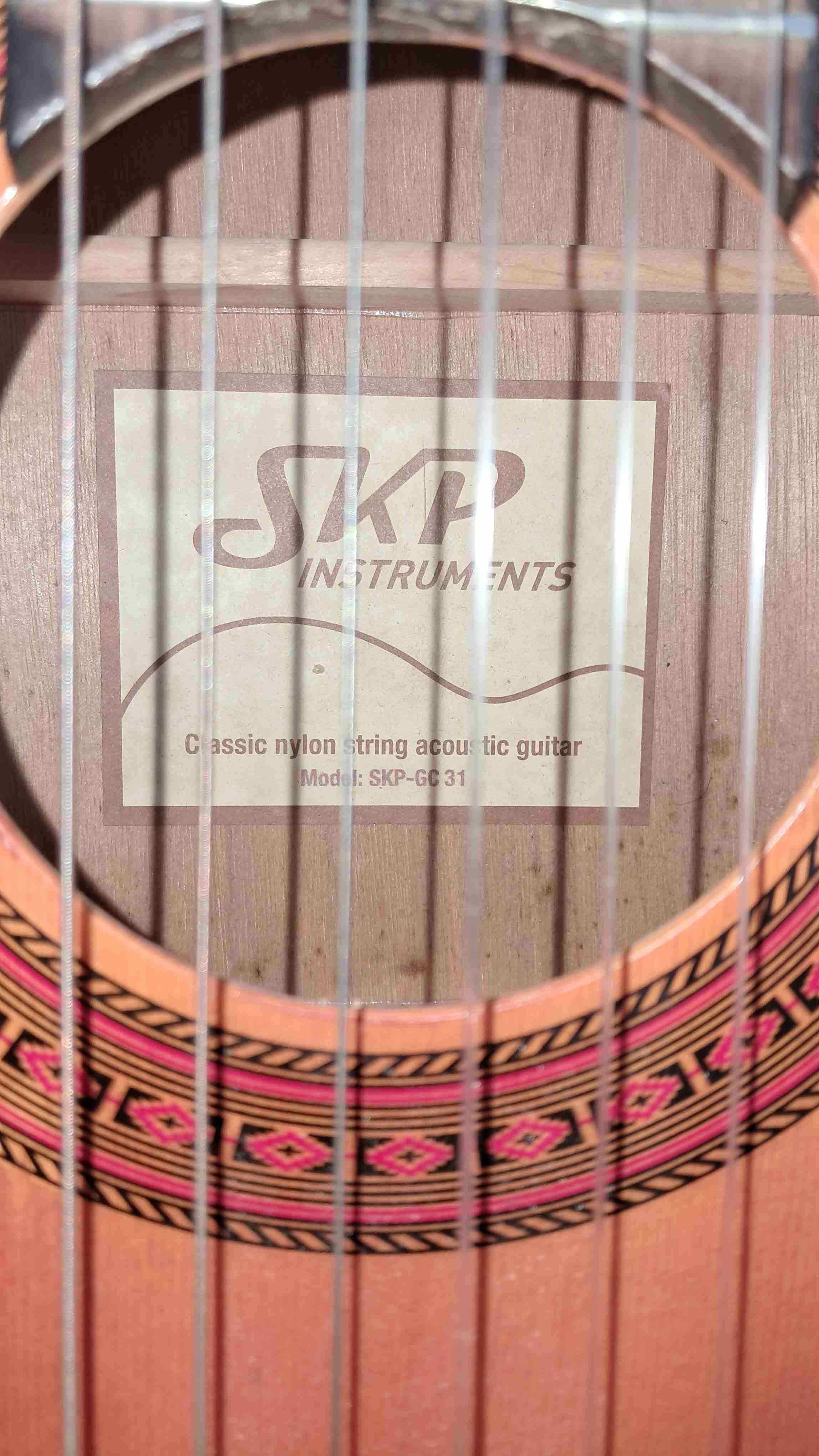 Guitarra clásica madera - miniatura 5