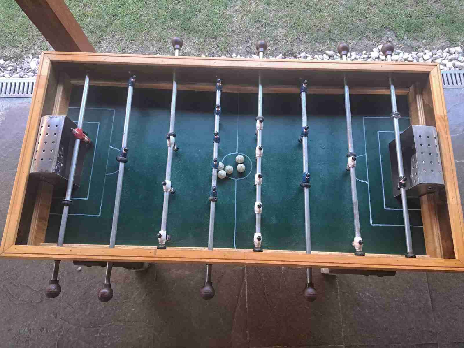 Mesa de taca taca de madera - 3