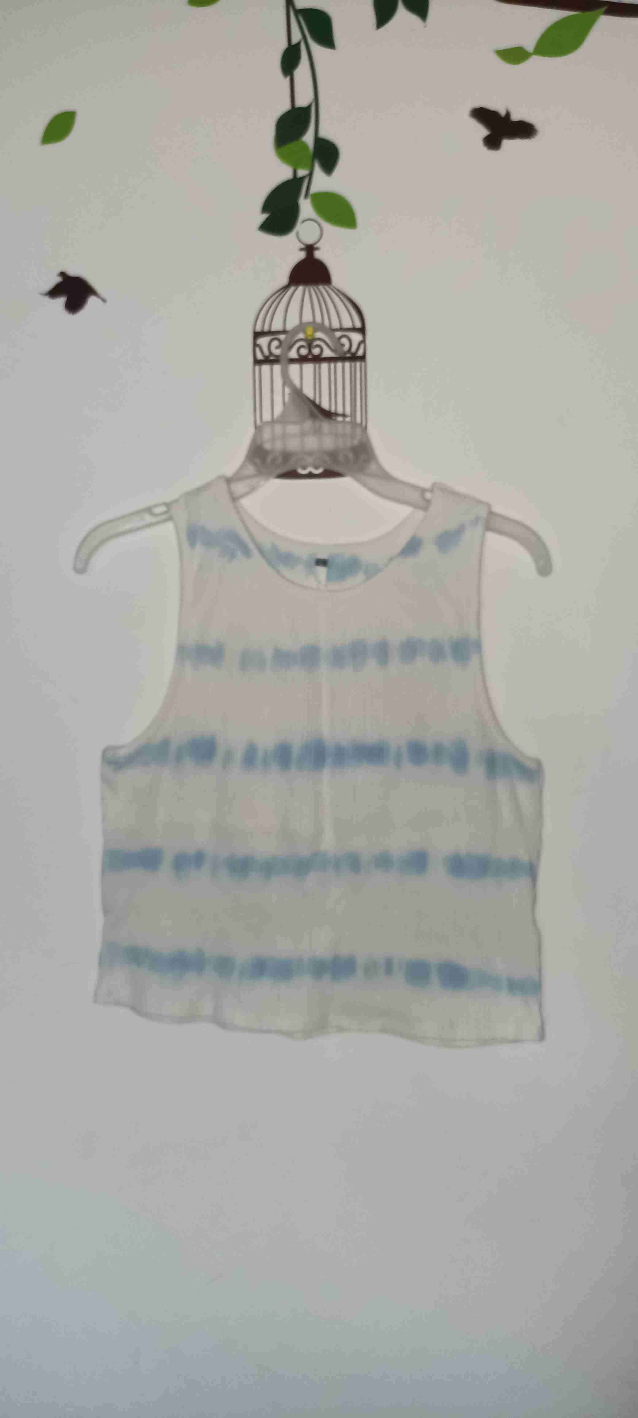 Polera sin mangas tie-dye - 1