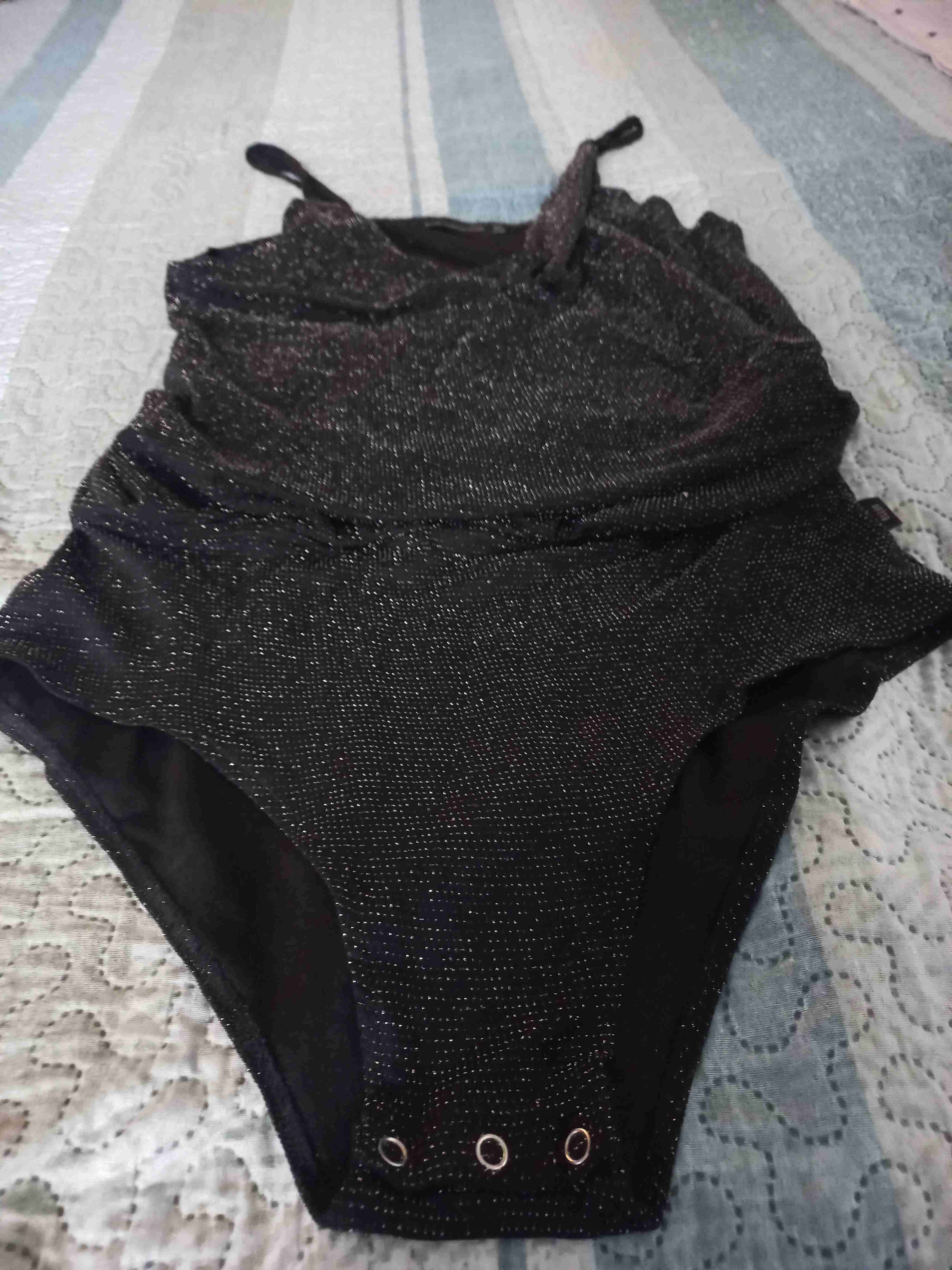 Enterito  body negro brillante - miniatura 3