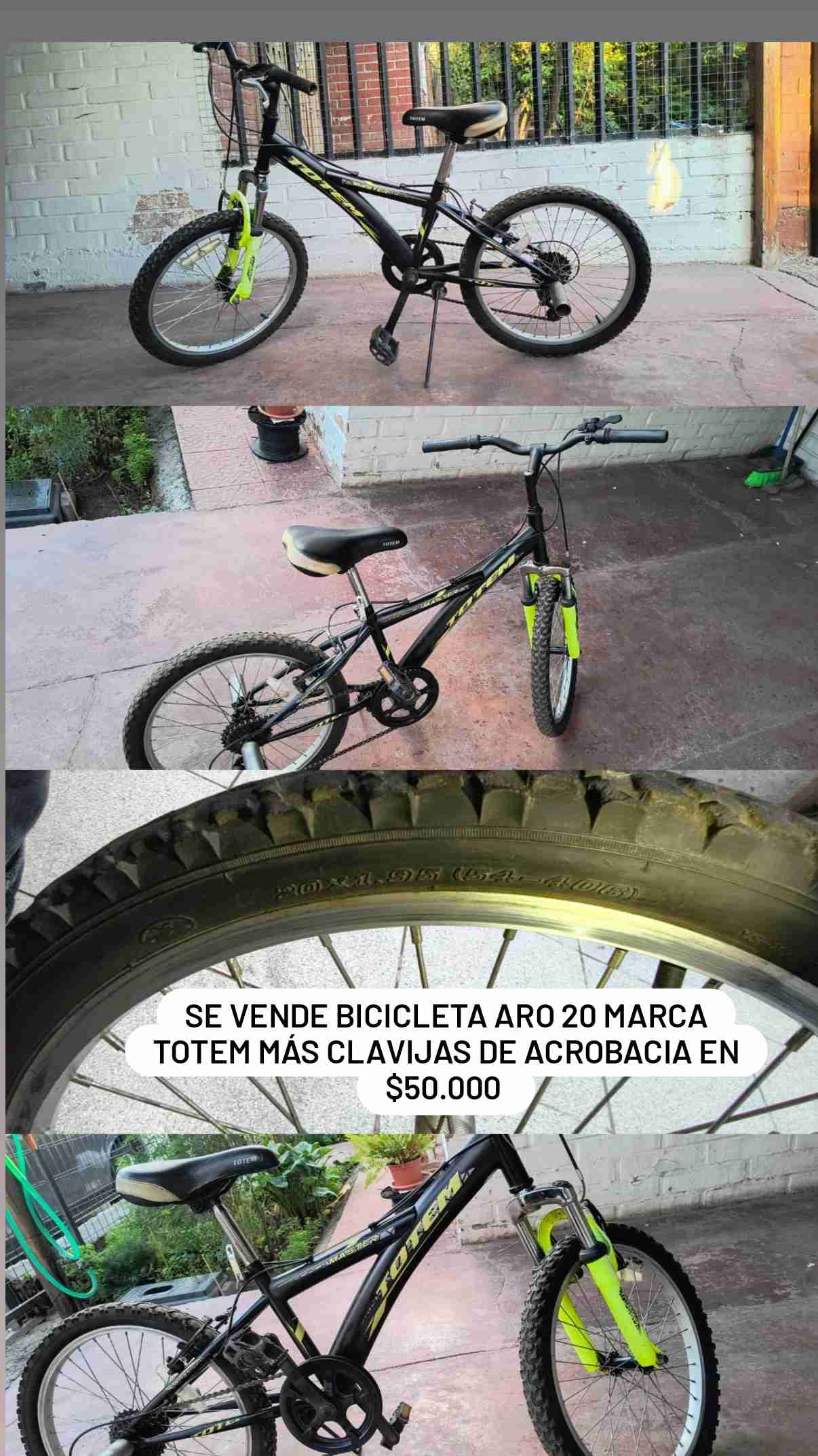 Bicicleta Totem aro 20 - miniatura 1