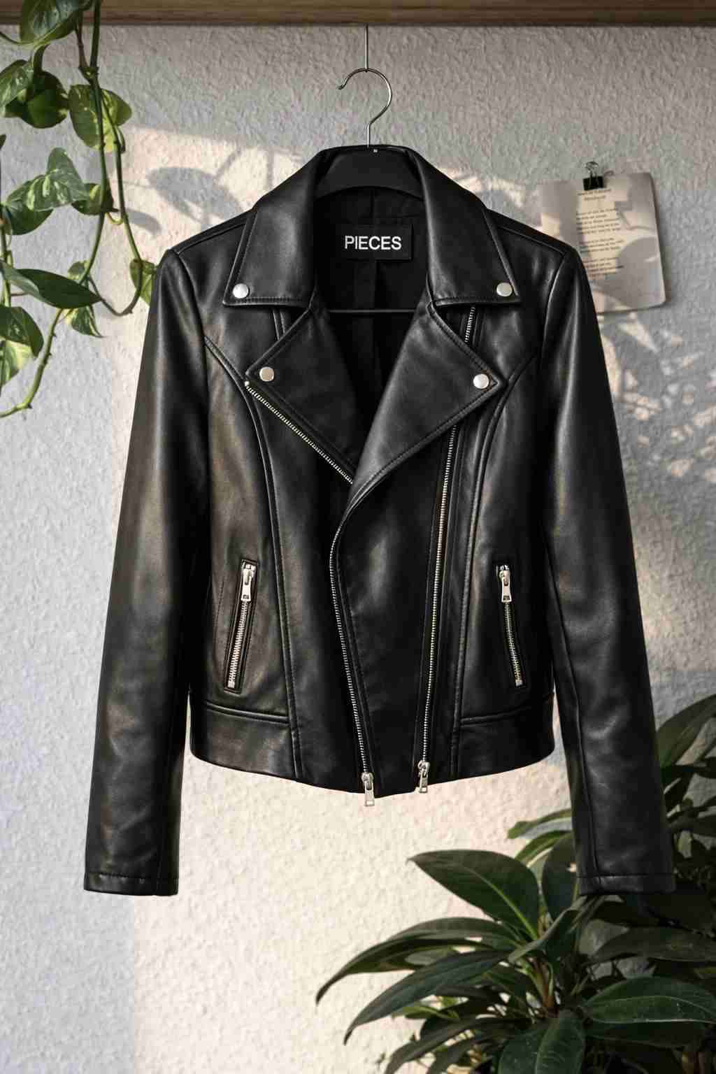 Chaqueta de cuero real mujer - 1