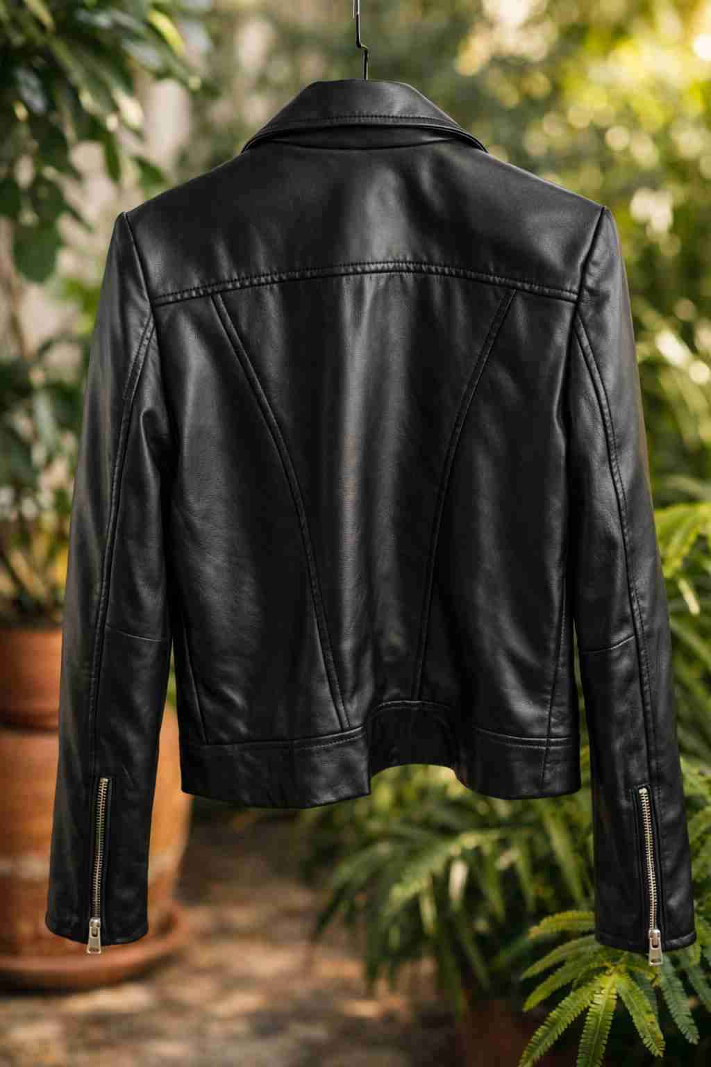 Chaqueta de cuero real mujer - 2