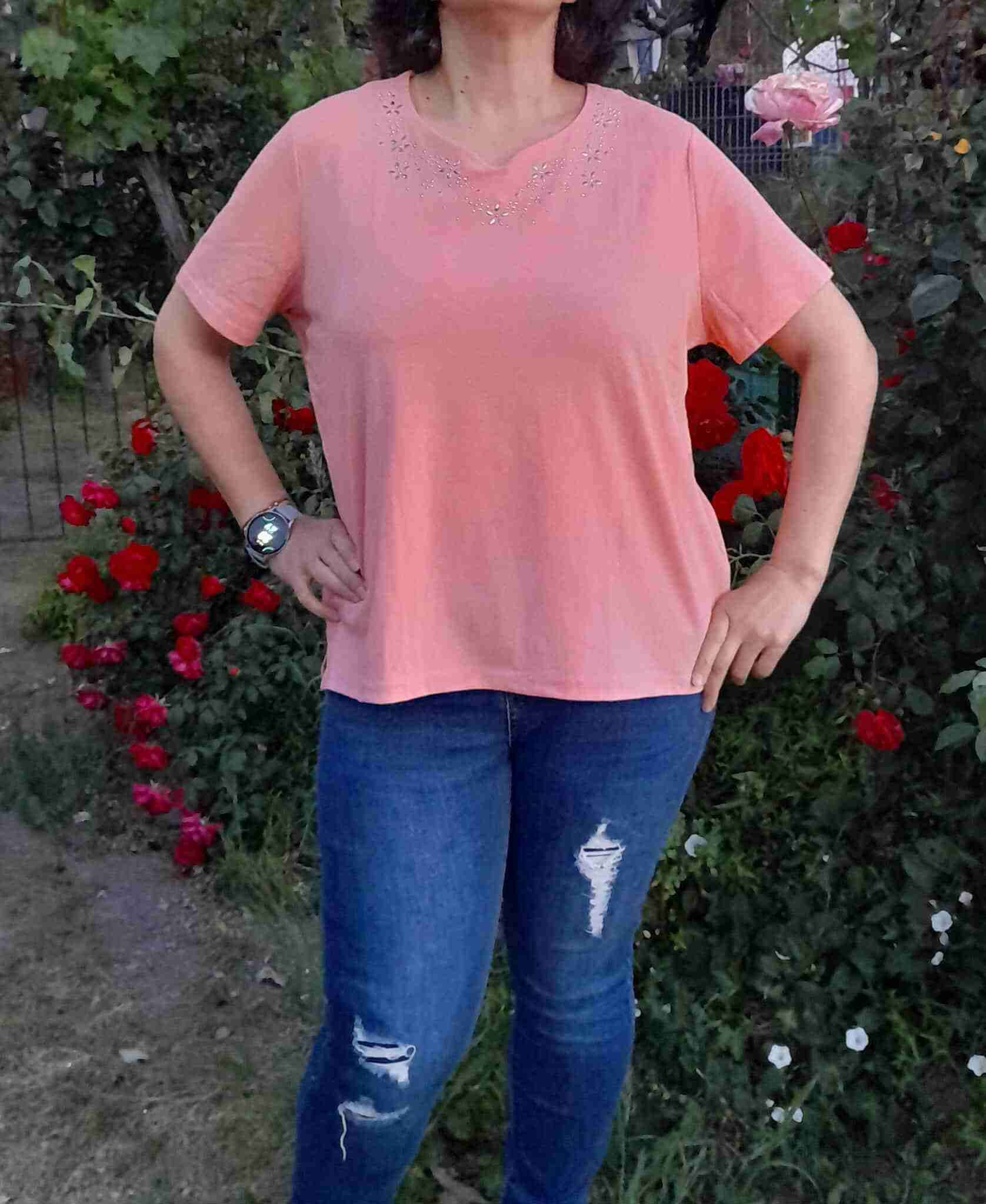 Blusa estampada manga larga - 6