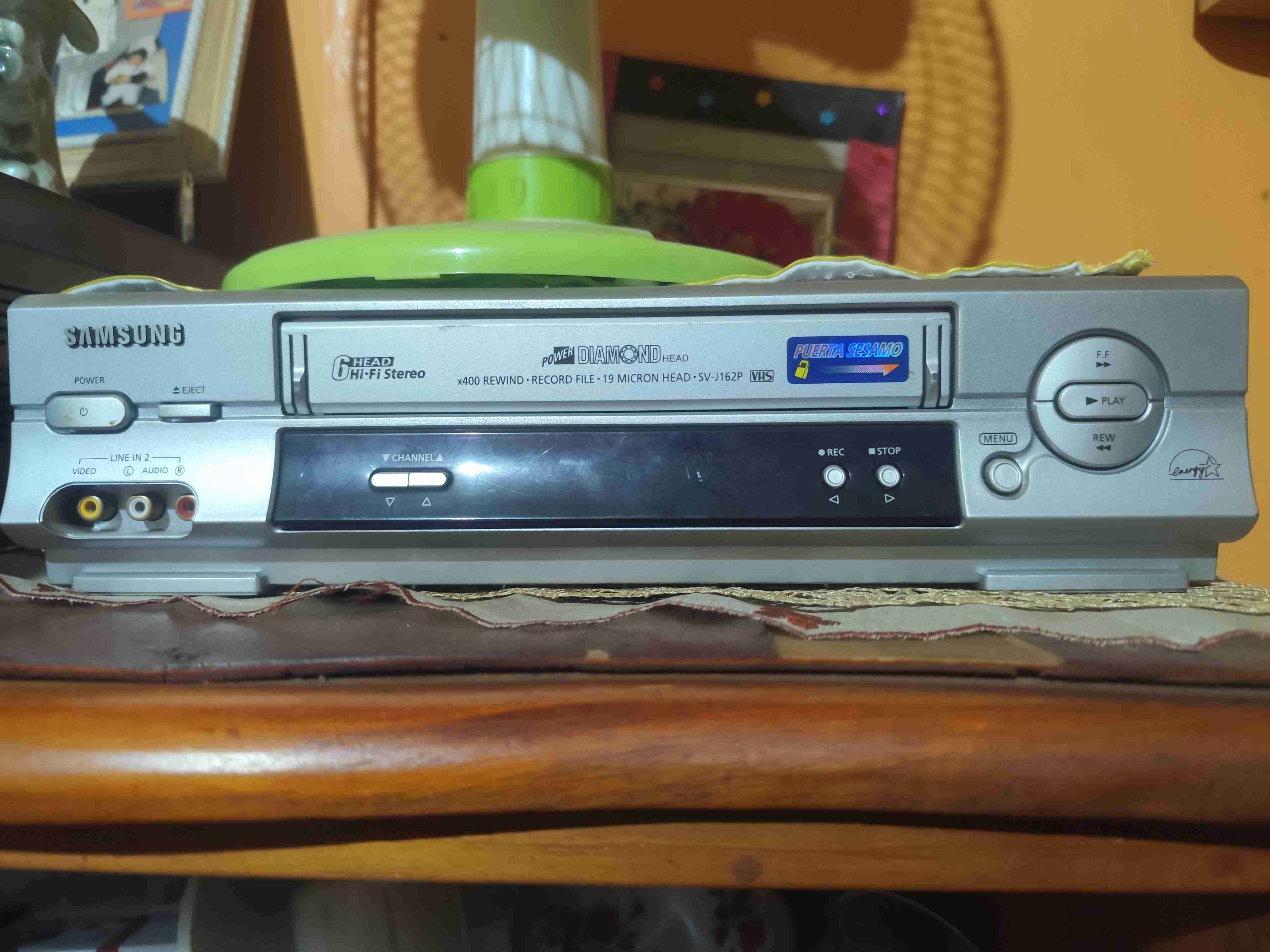 Reproductor VHS Samsung con 6 cabezales