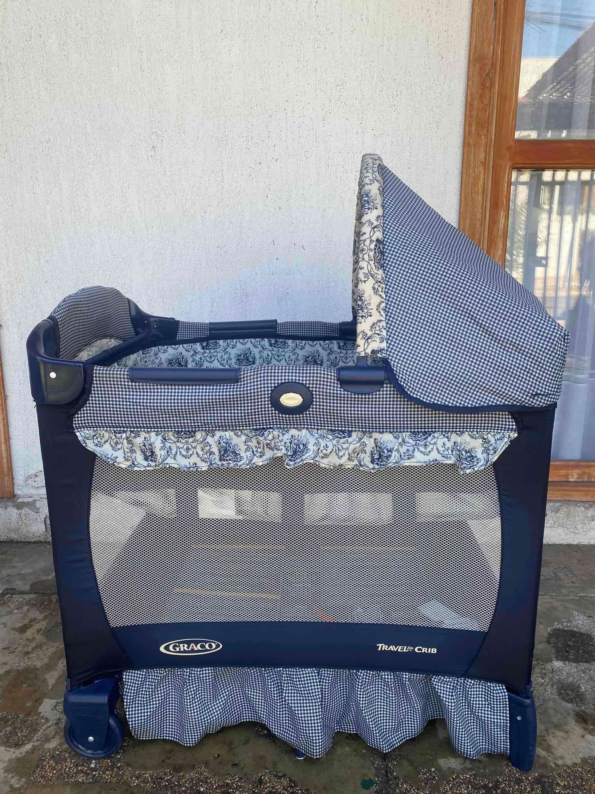 Cuna de viaje Graco azul - miniatura 1