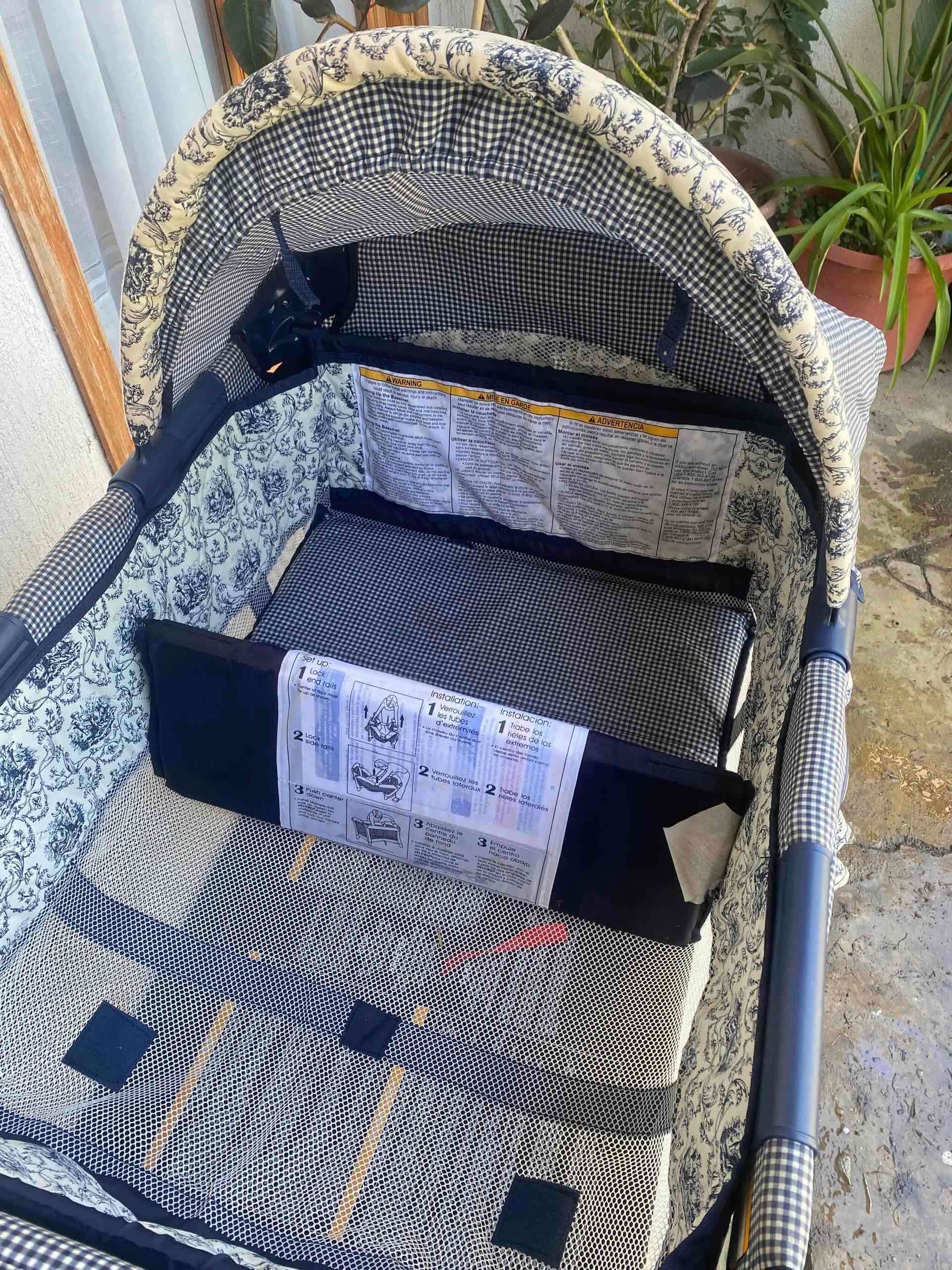 Cuna de viaje Graco azul - miniatura 2