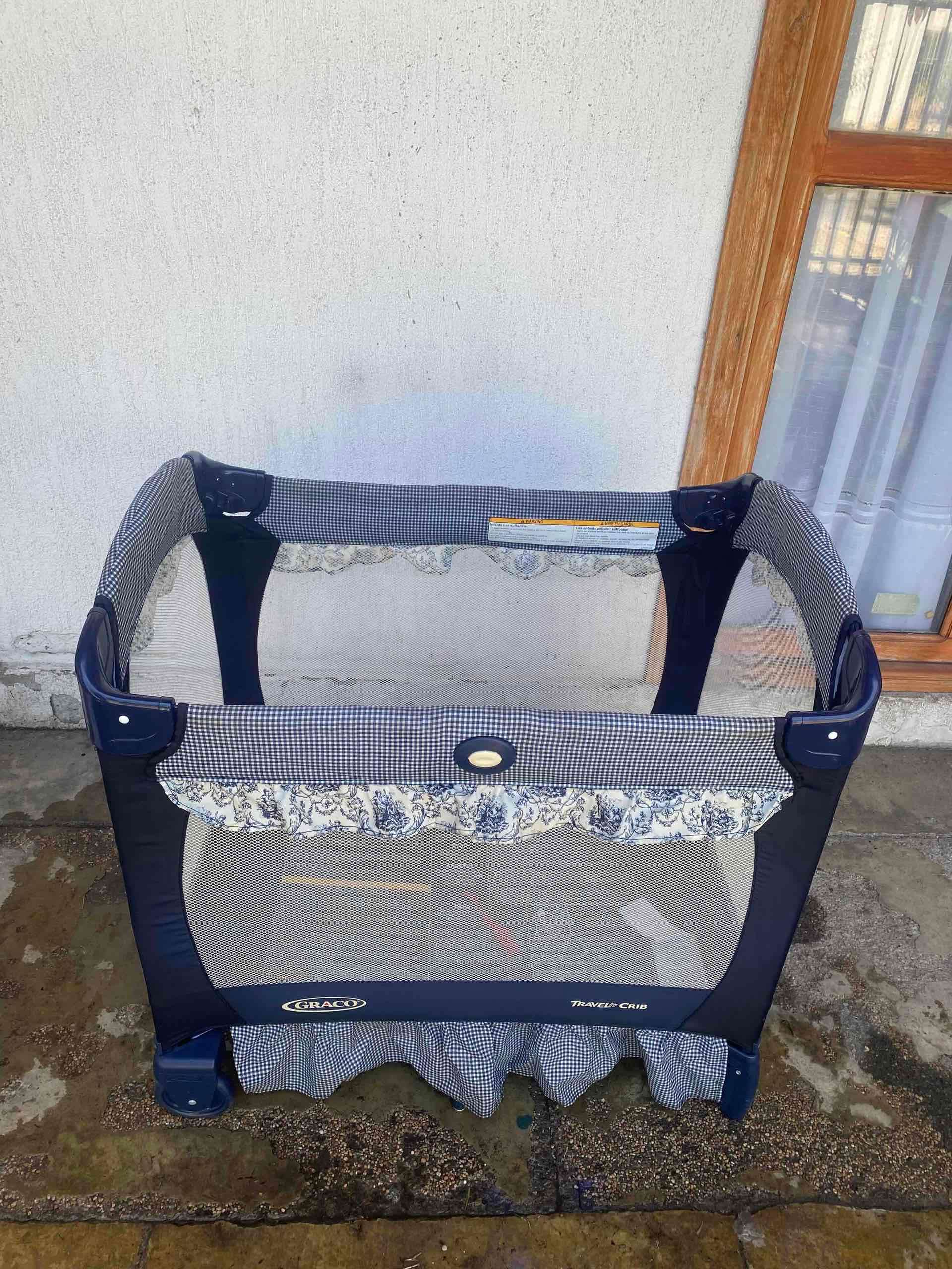 Cuna de viaje Graco azul - miniatura 3