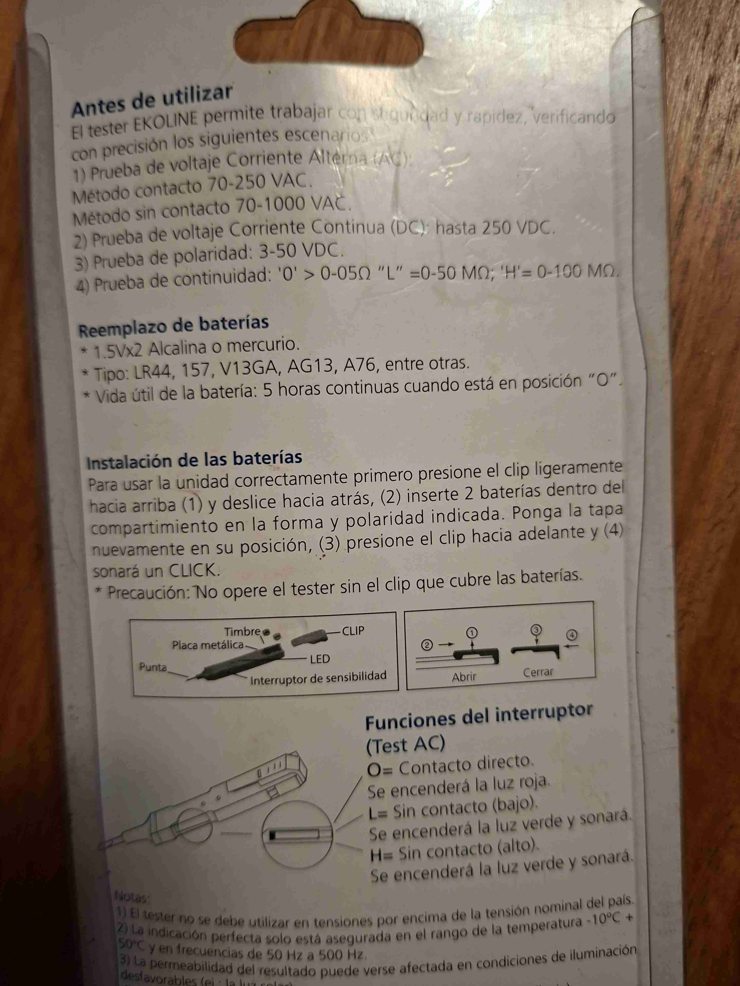 Tester de tensión Ekoline - miniatura 2