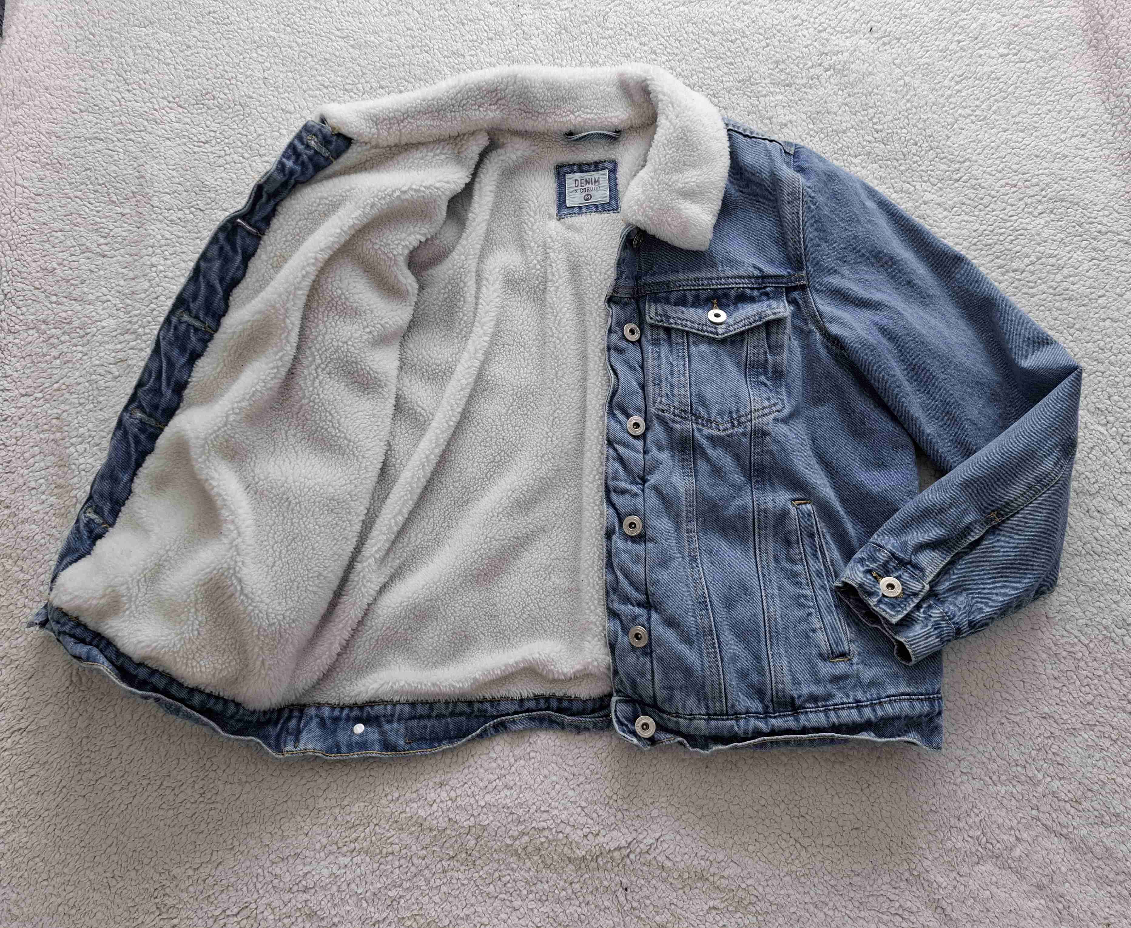 Chaqueta denim con chiporro - miniatura 2