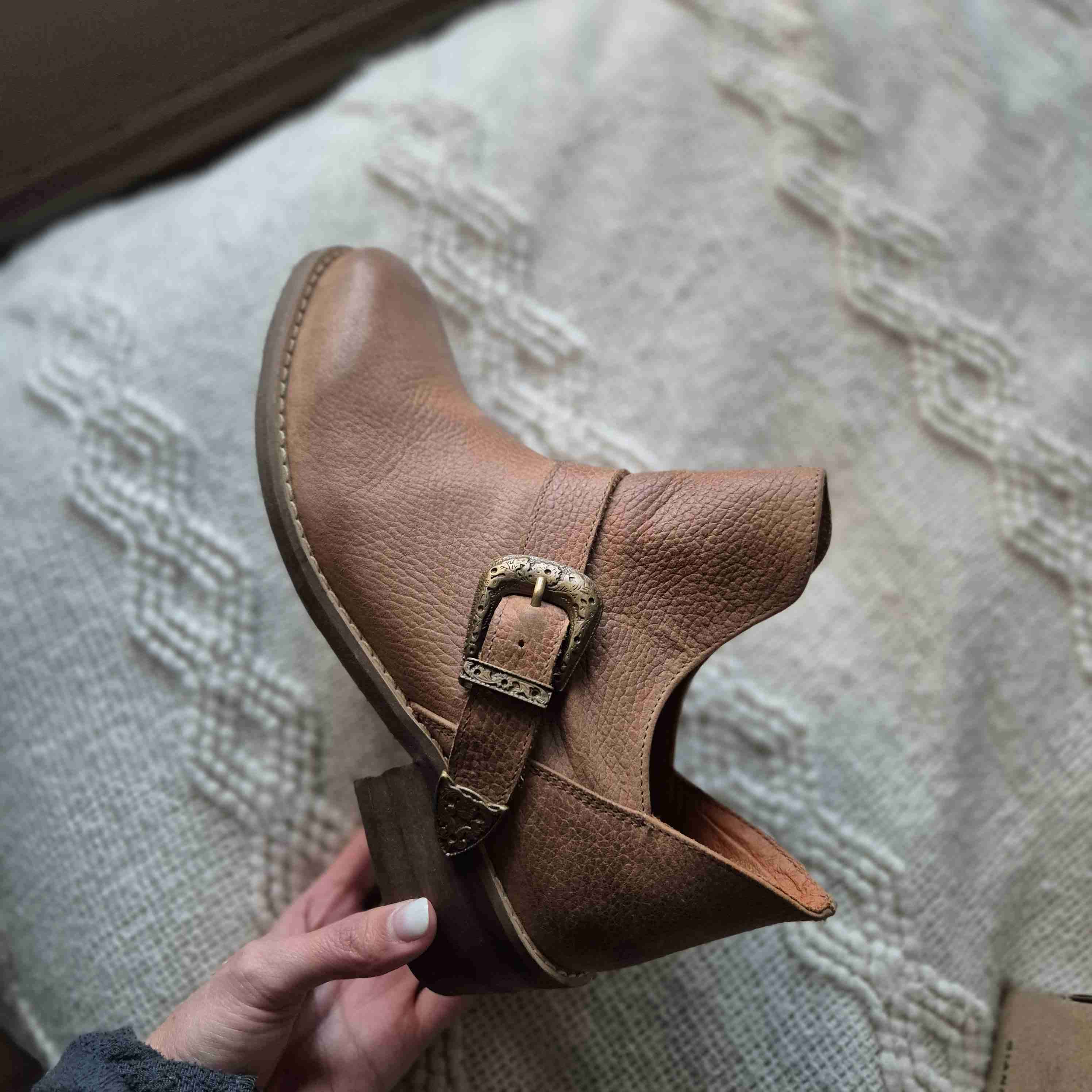 Botines de cuero marrón marca chilena - miniatura 5