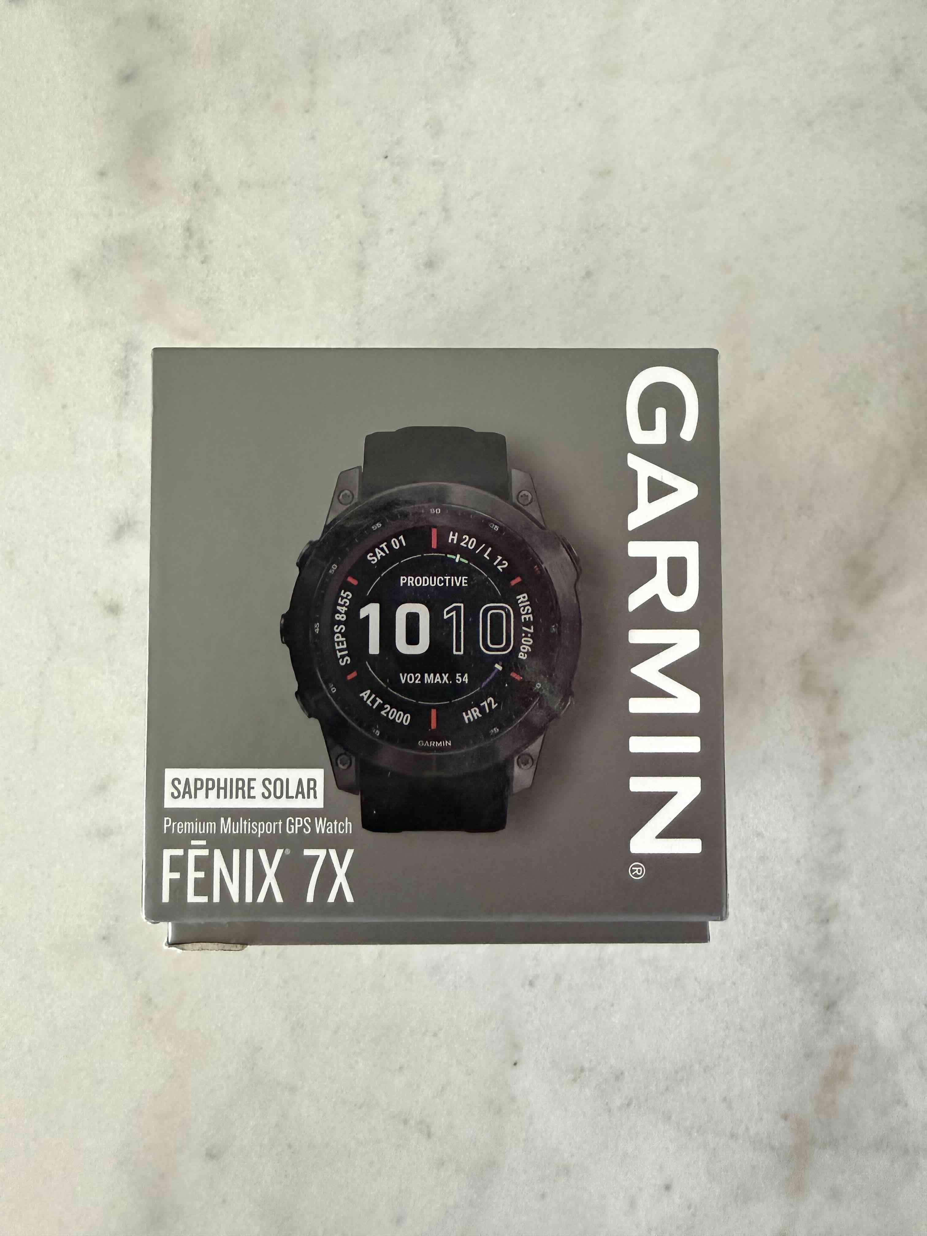 Reloj Garmin Fenix 7X Solar Safiro - miniatura 1