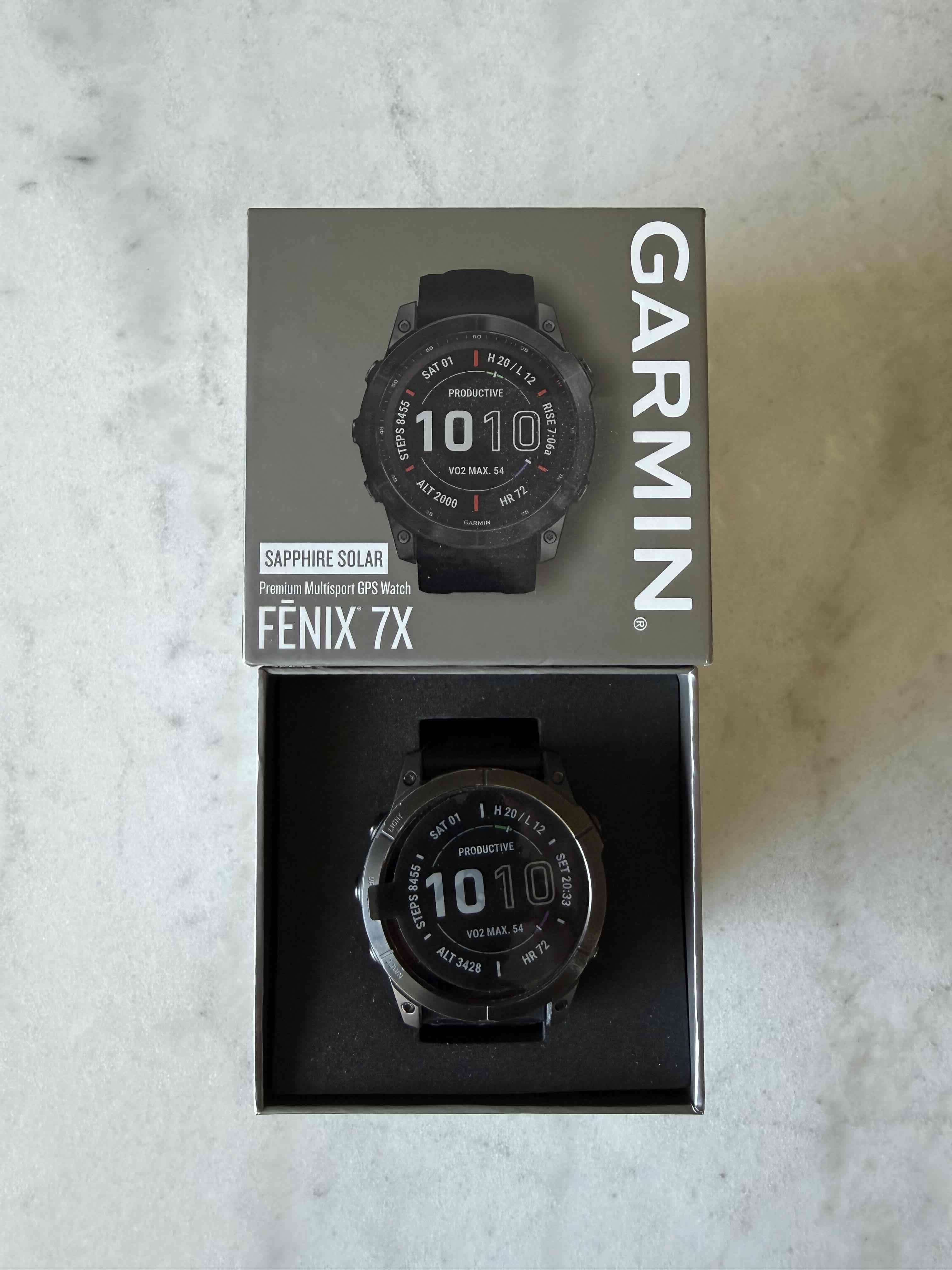 Reloj Garmin Fenix 7X Solar Safiro - miniatura 2