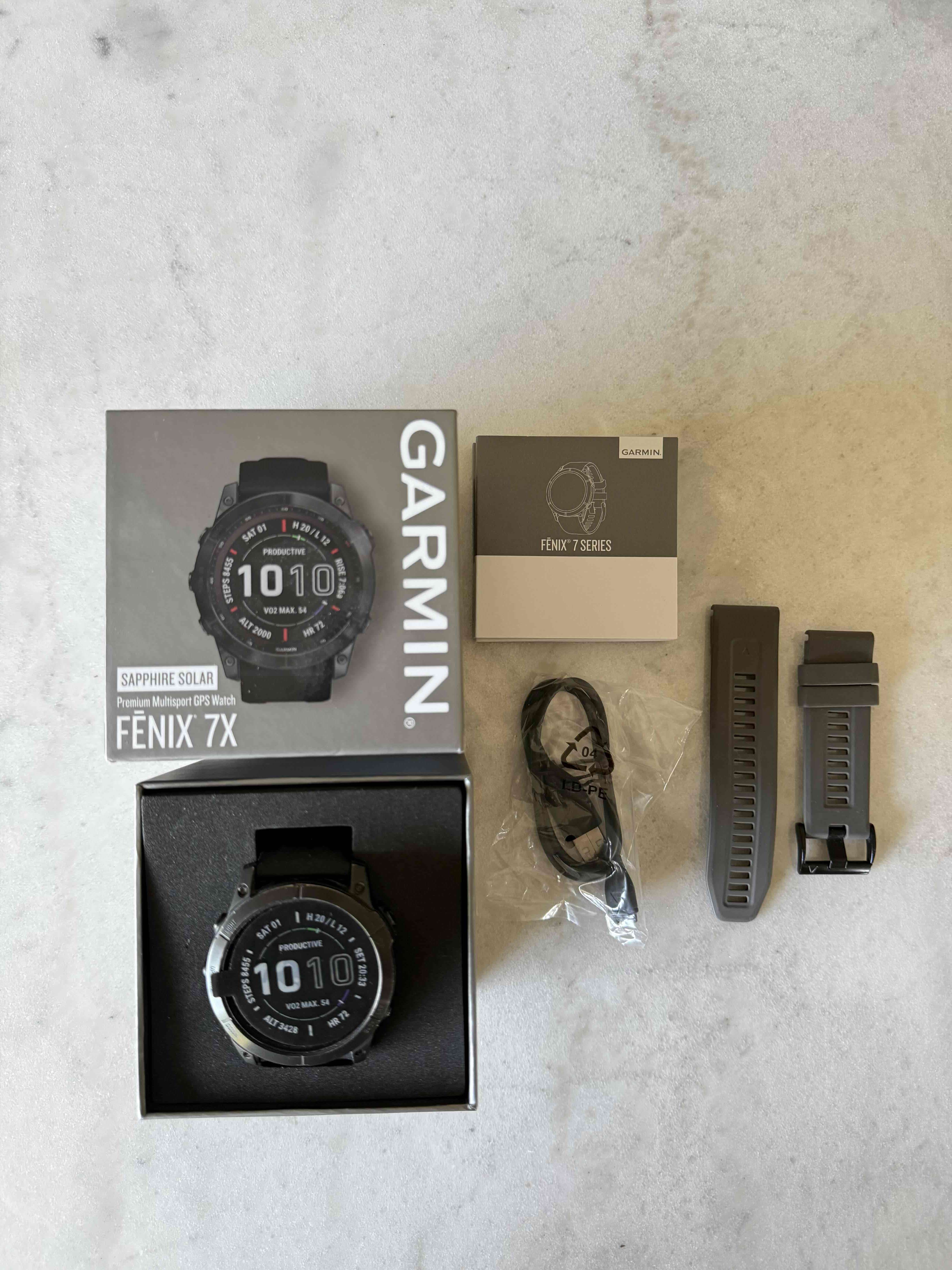 Reloj Garmin Fenix 7X Solar Safiro - miniatura 3