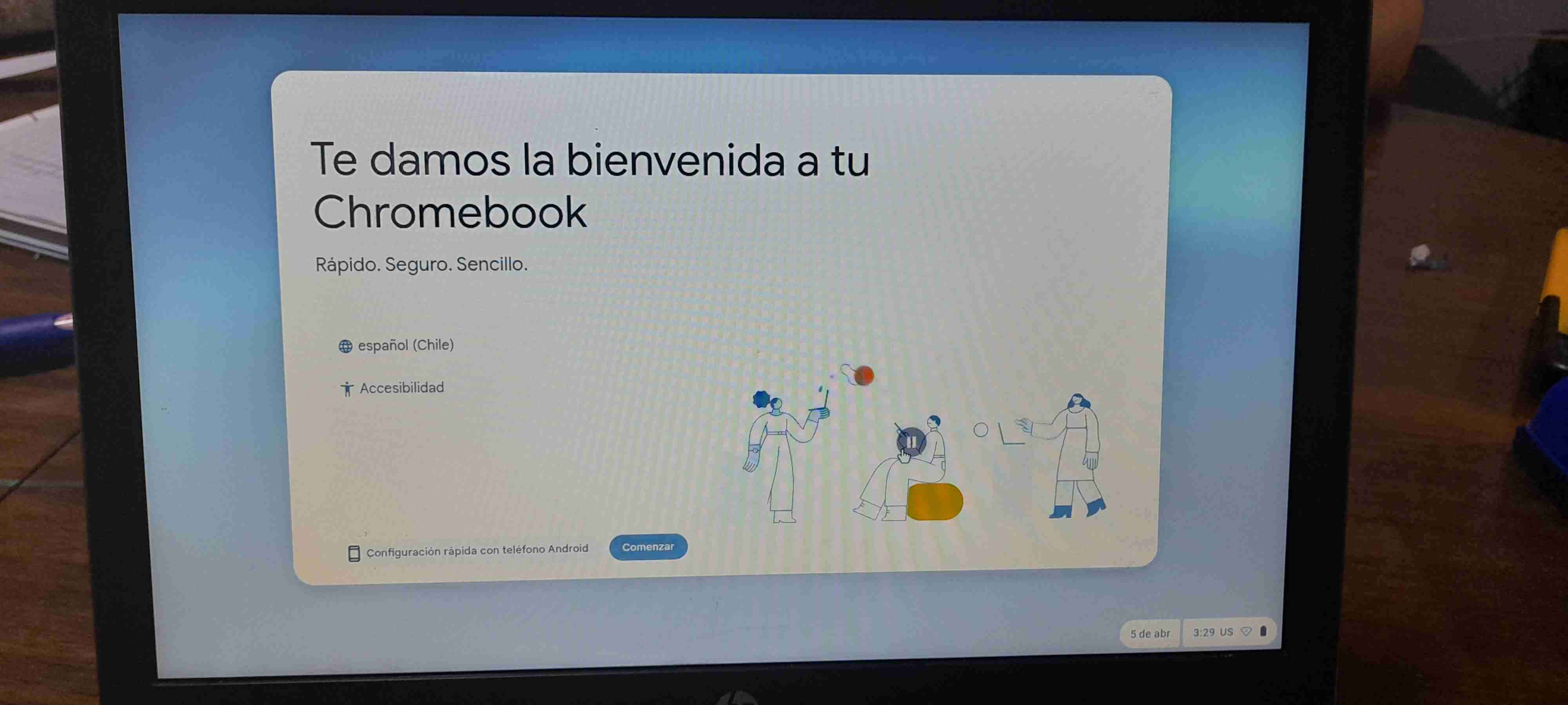 Chromebook HP gris oscuro - miniatura 4