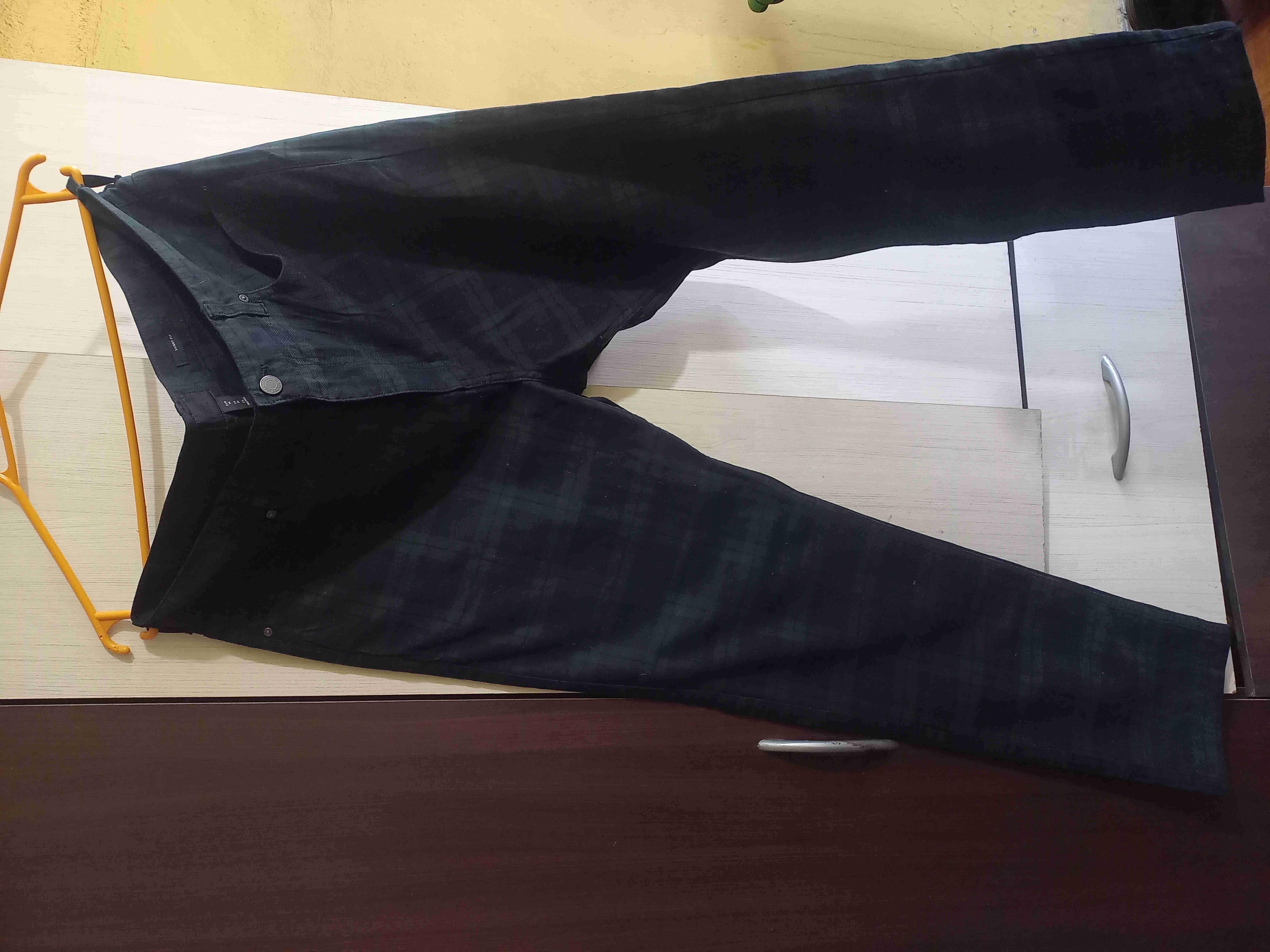 Pantalones con estampado escocés - 1