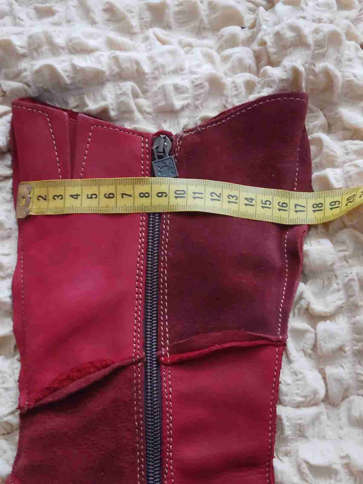 Botas rojas de cuero - miniatura 5