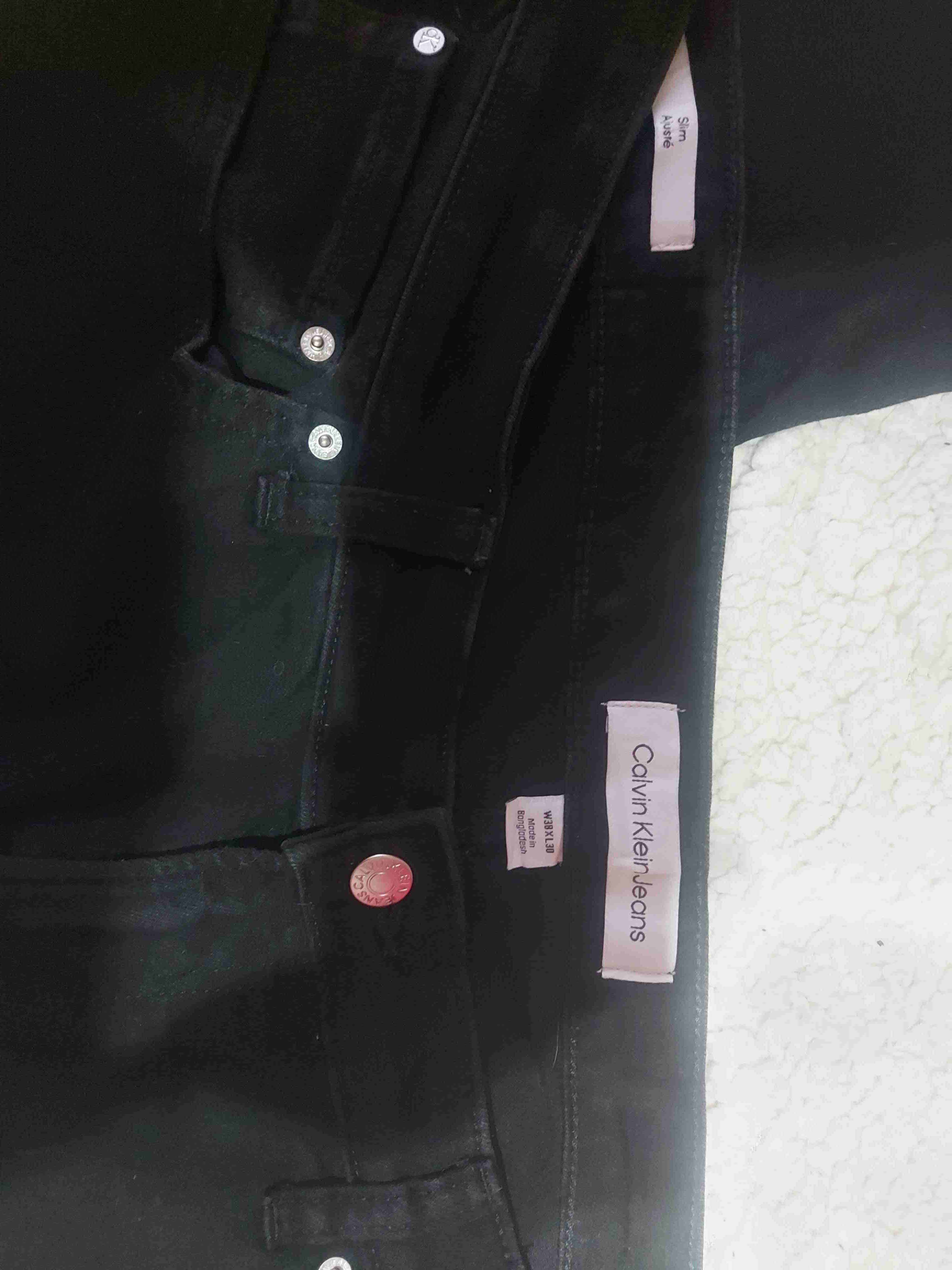 Calvin Klein. Jeans negros para mujer, Talla 48 - 5