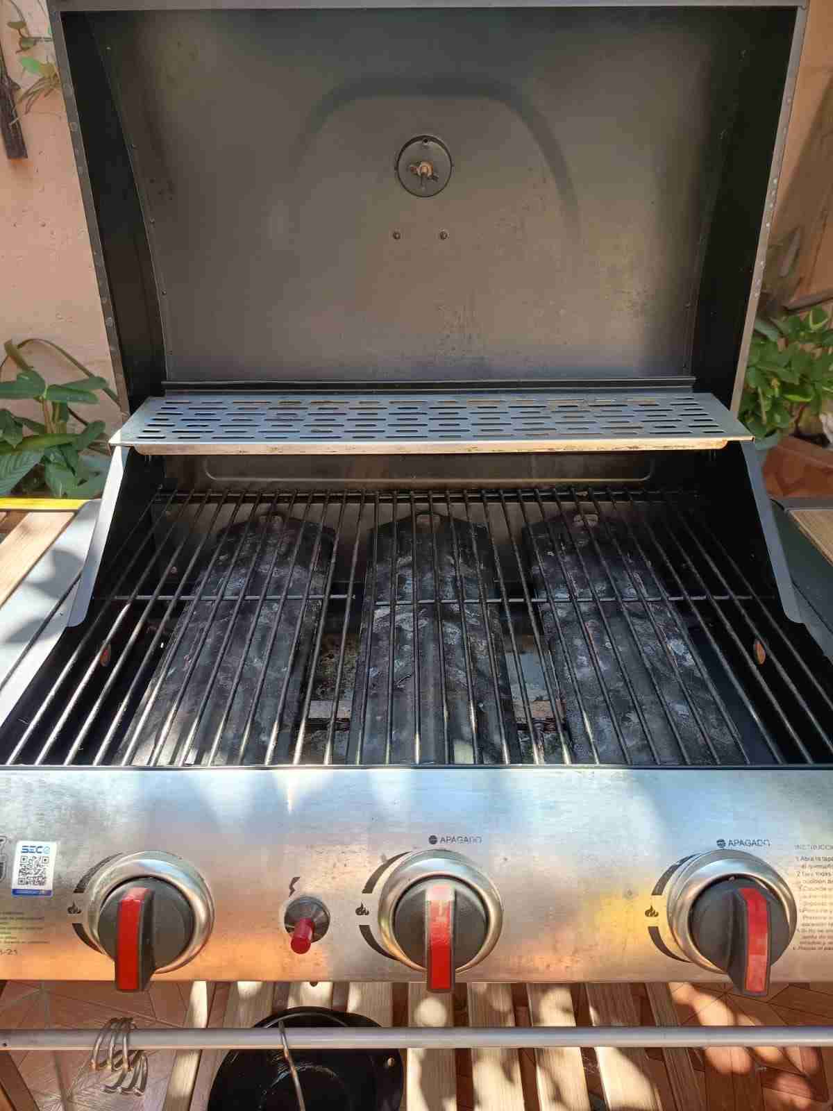 Parrilla a gas con 3 quemadores - miniatura 4