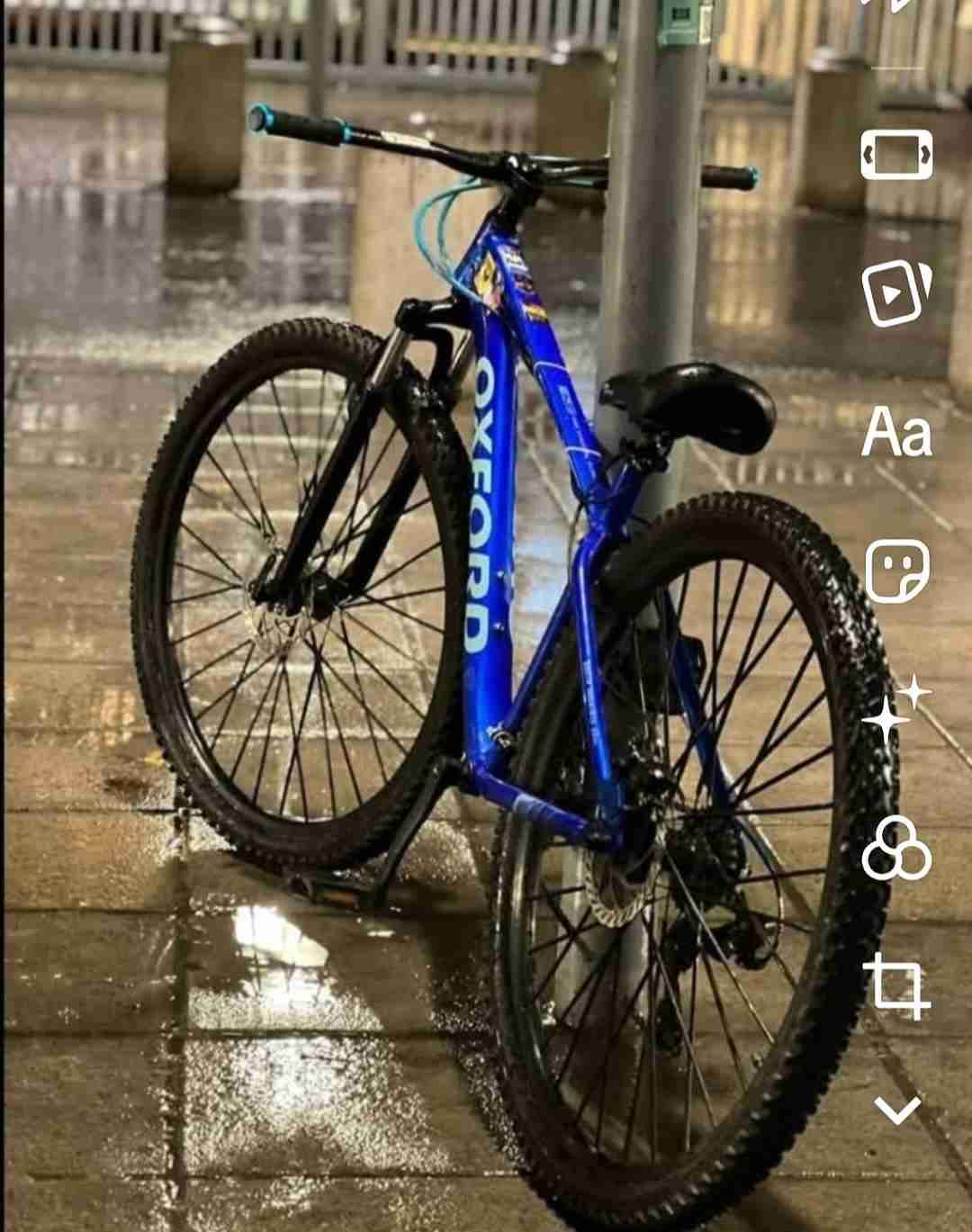 Bicicleta Oxford azul