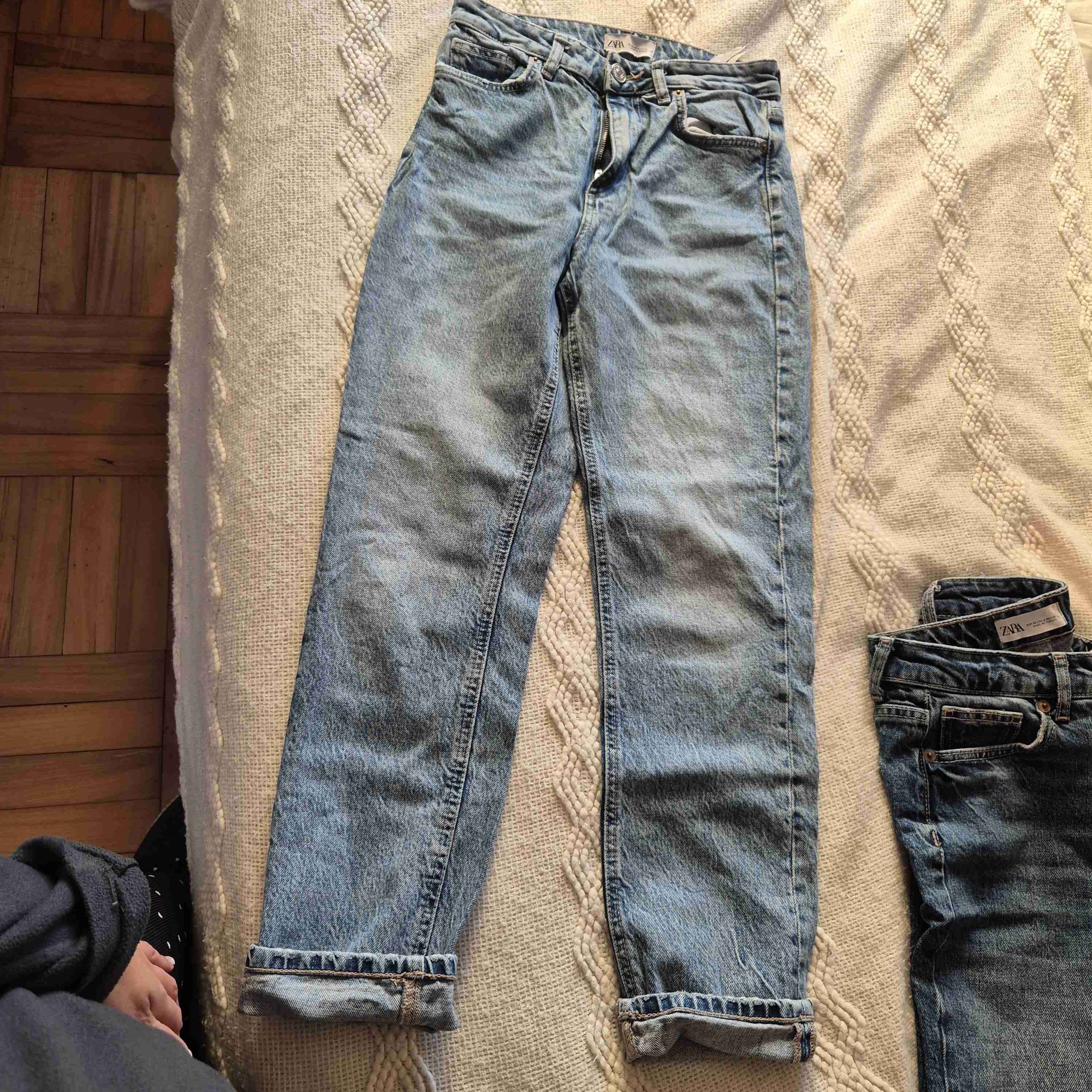 Jeans azules claros mom fit ZARA 36 - 2