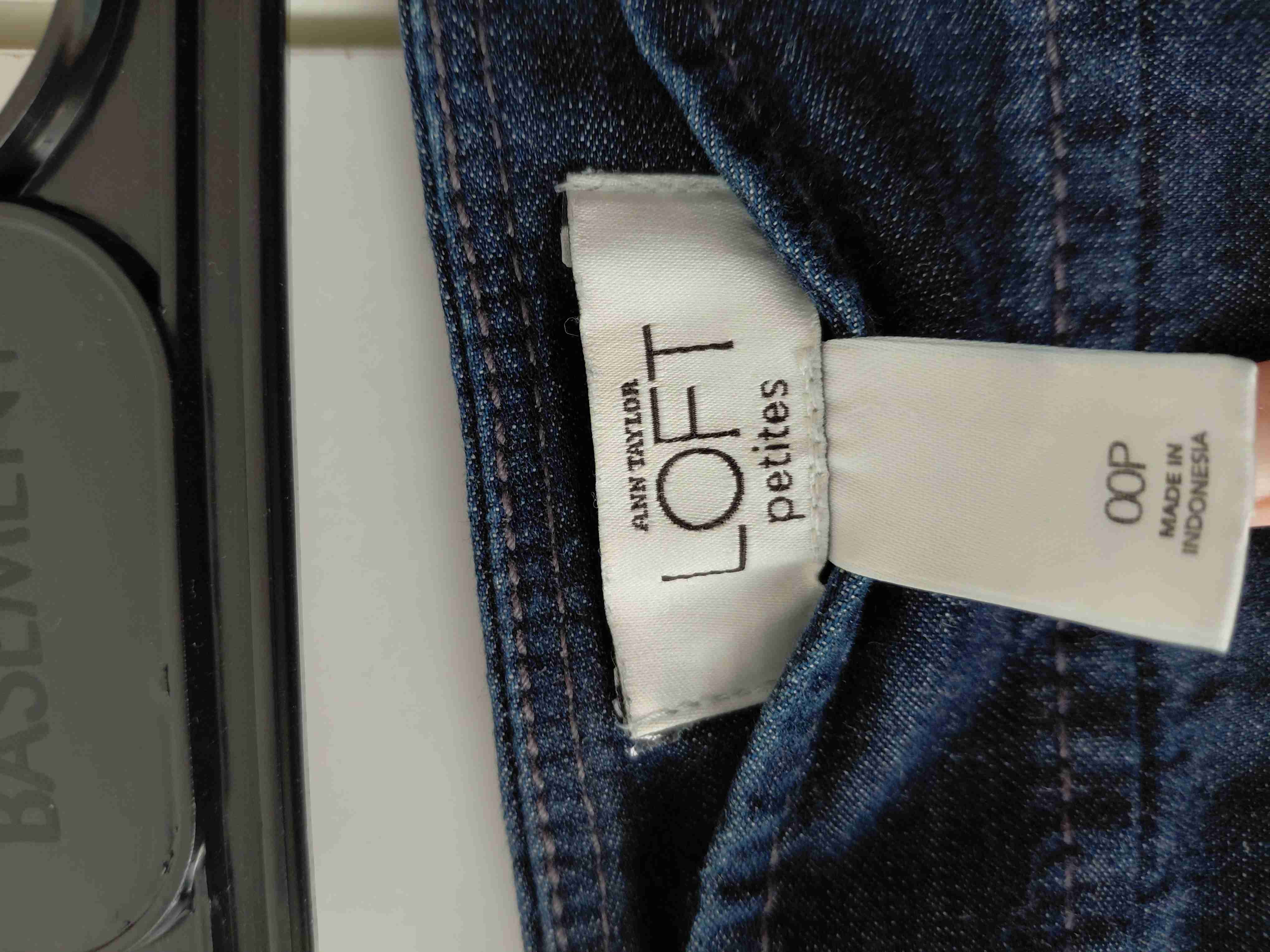 Falda Denim Soft Ann Taylor Loft Petite 🧵 - miniatura 3