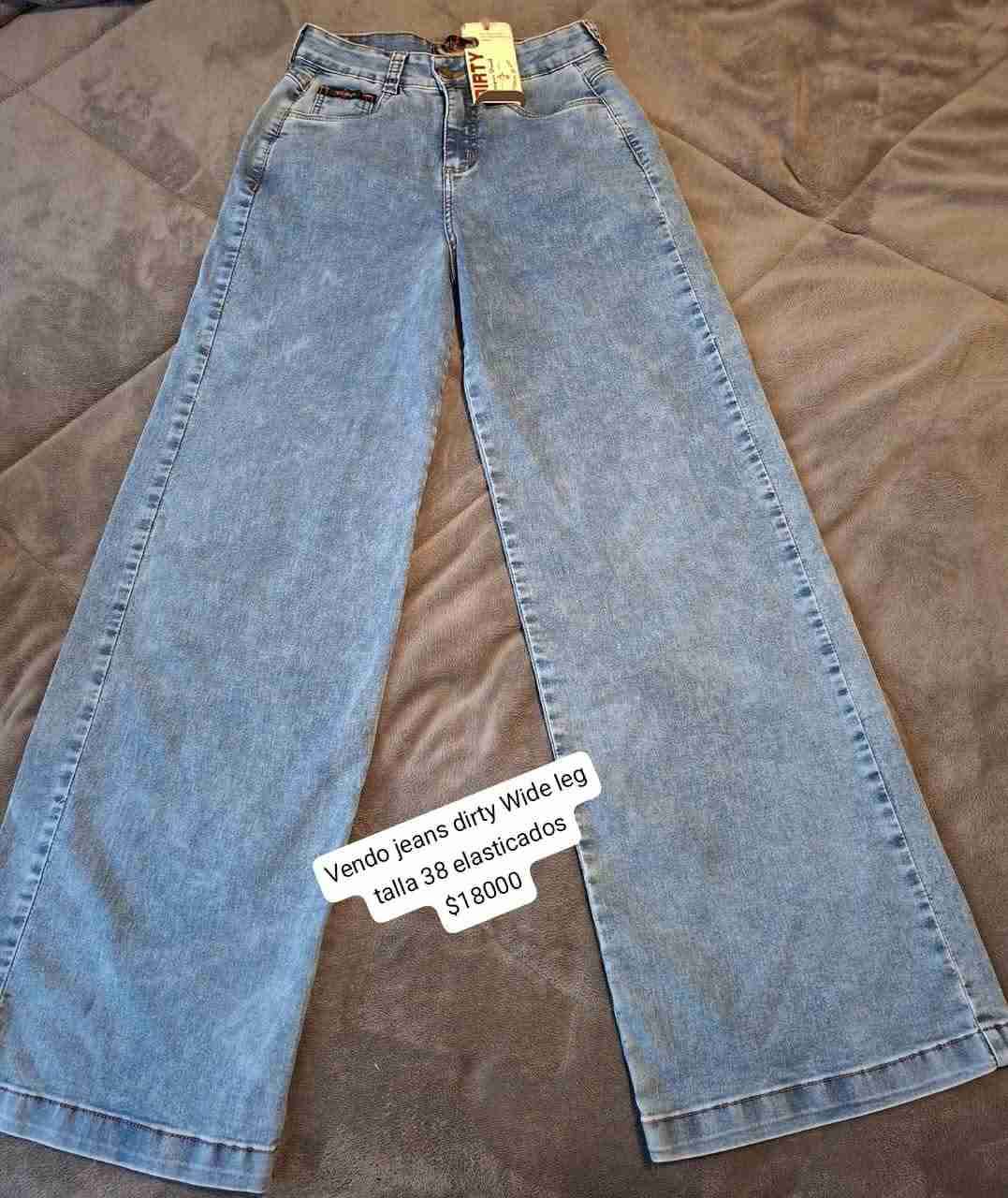 Jeans azul Wide Leg