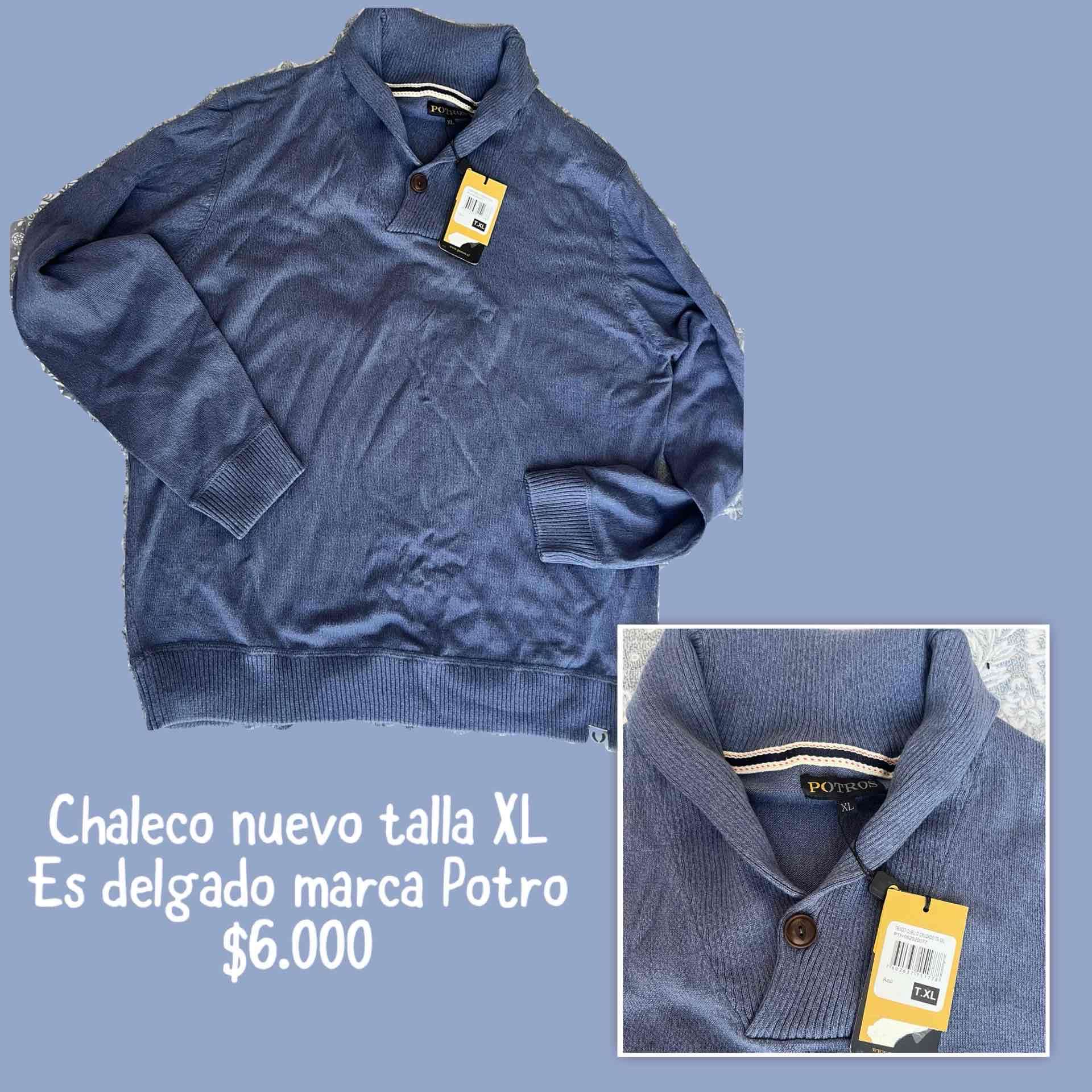 Suéter azul de lana nuevo - miniatura 3