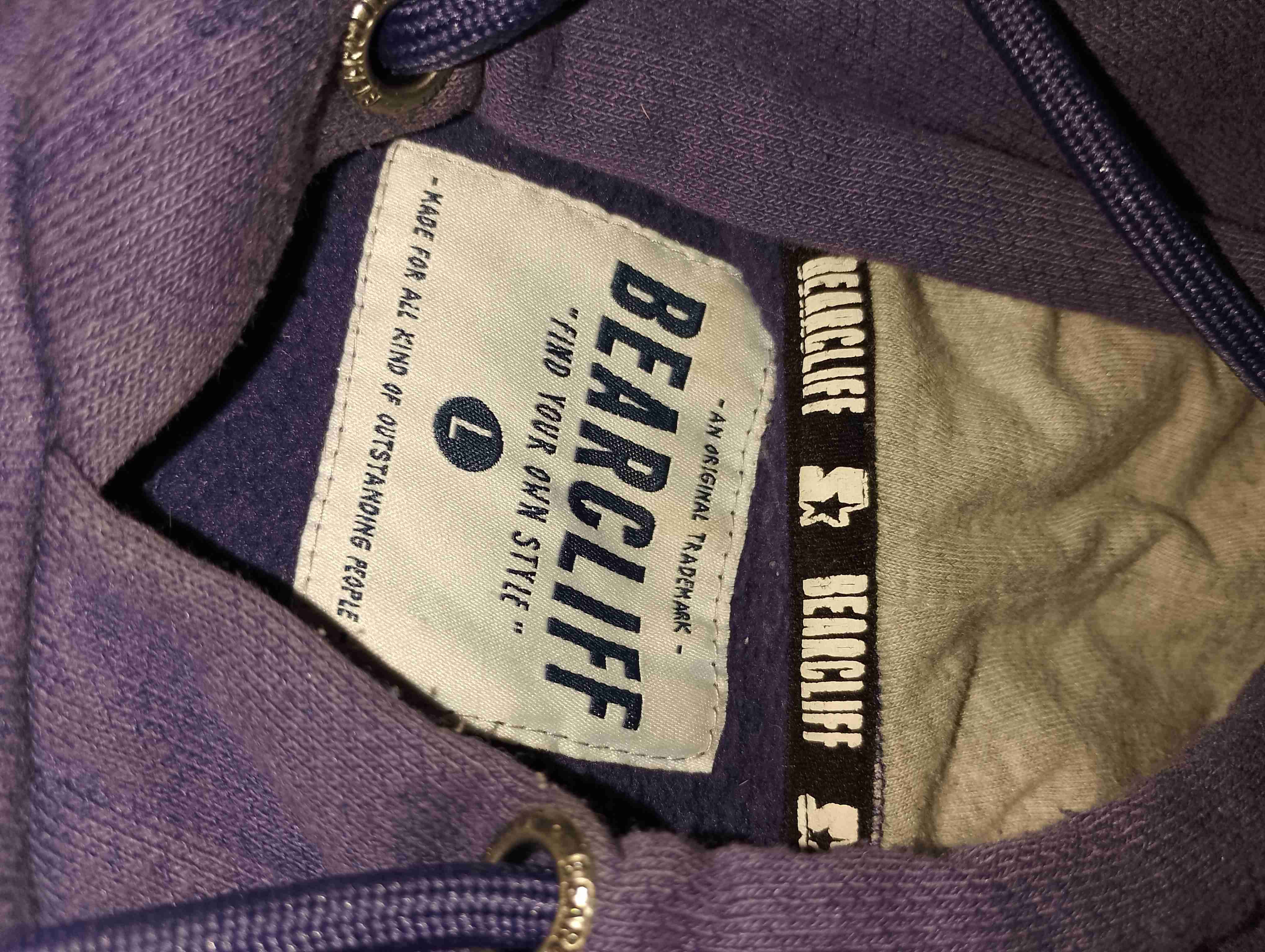 Polerón morado con capucha Starter Talla L - miniatura 2