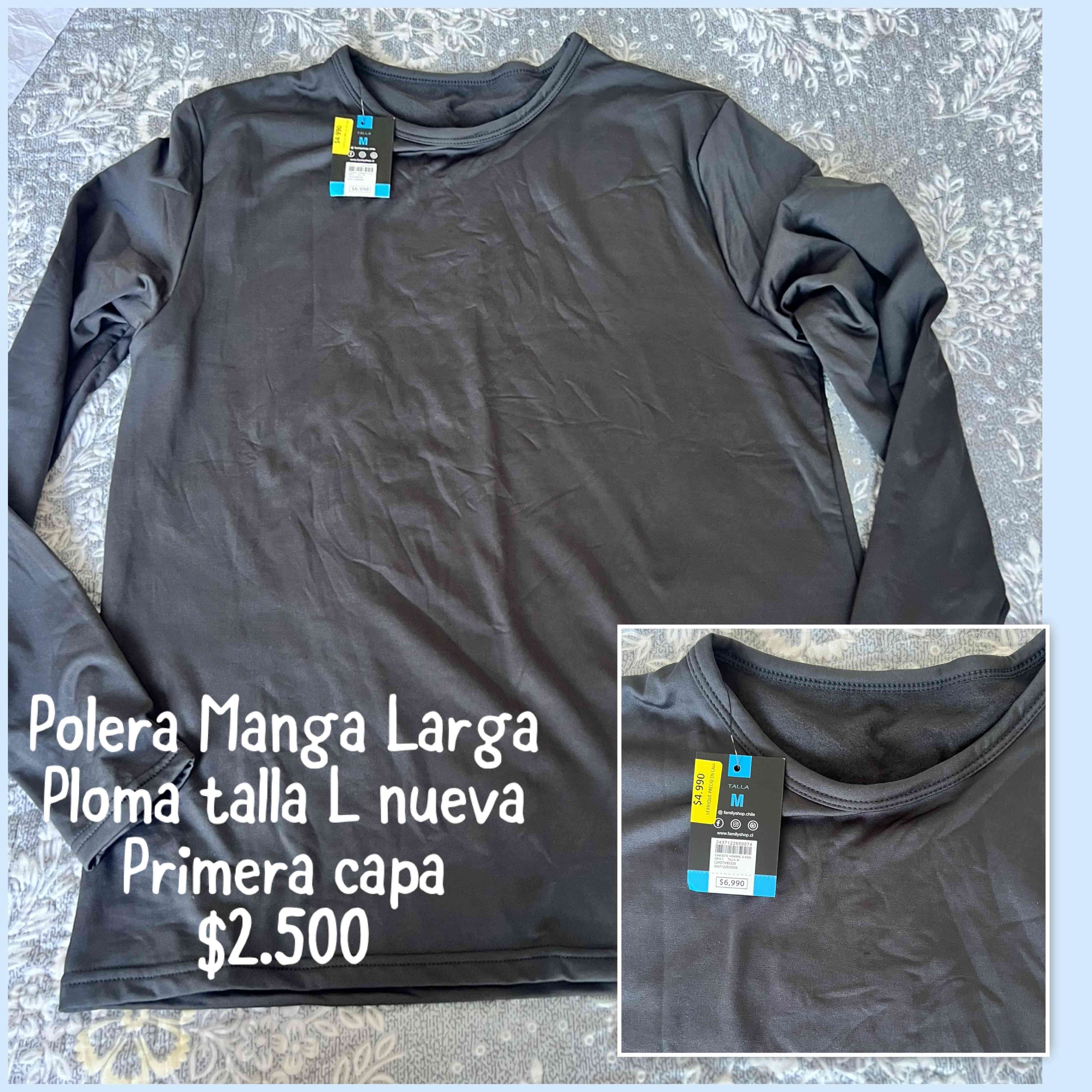 Polera negra talla L - miniatura 3