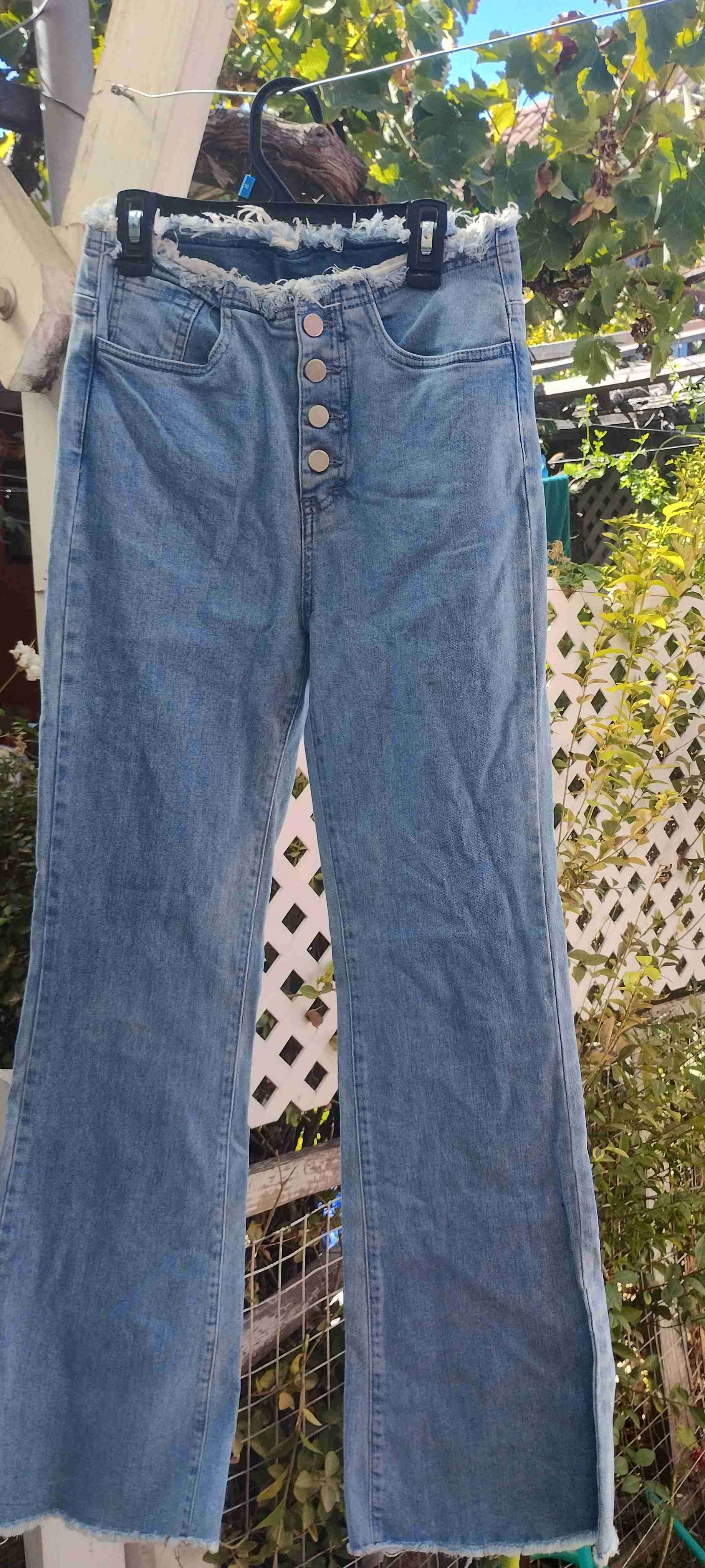 Jeans gris casuales - miniatura 4