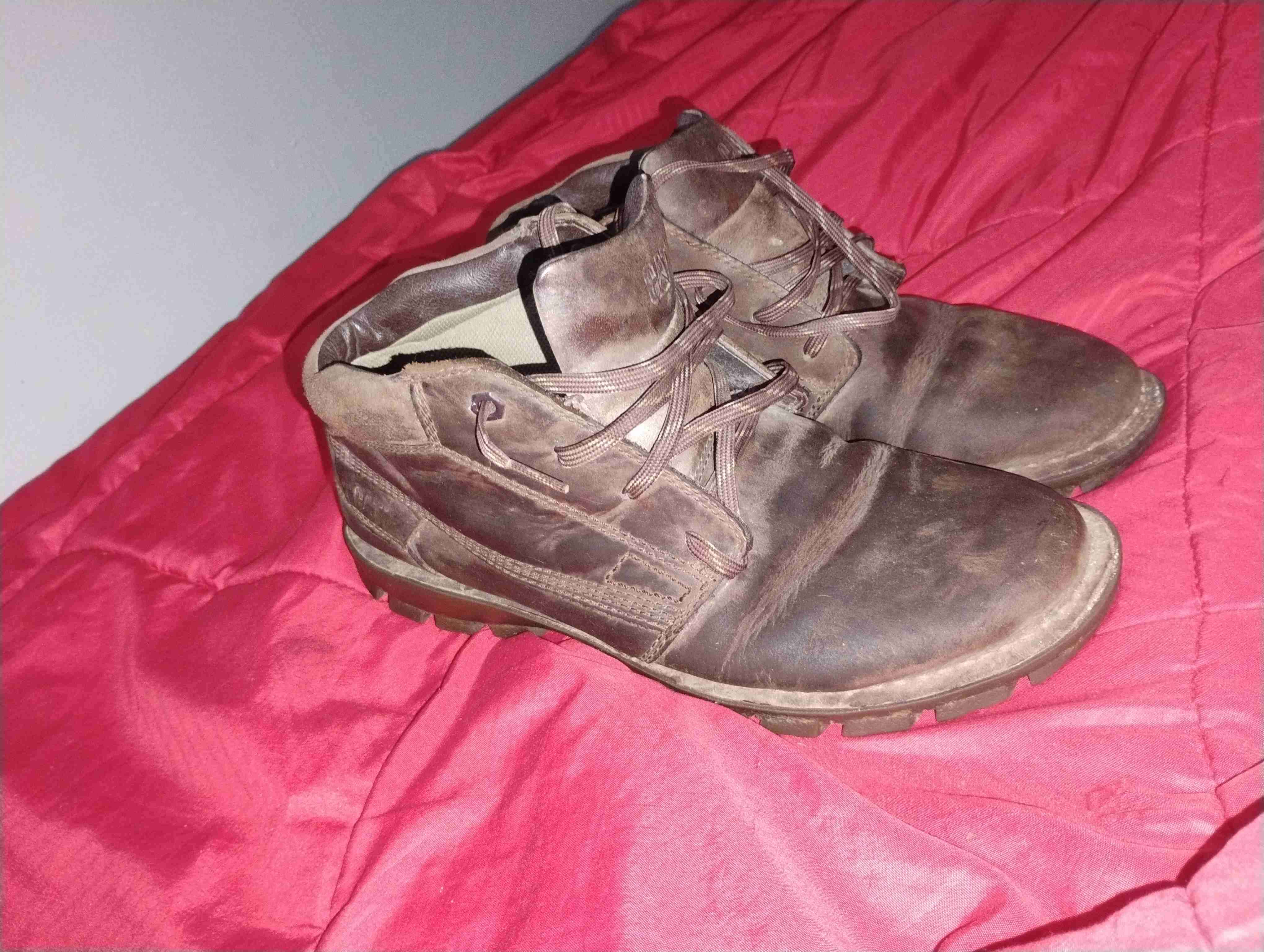 Botas de cuero marrón - 1