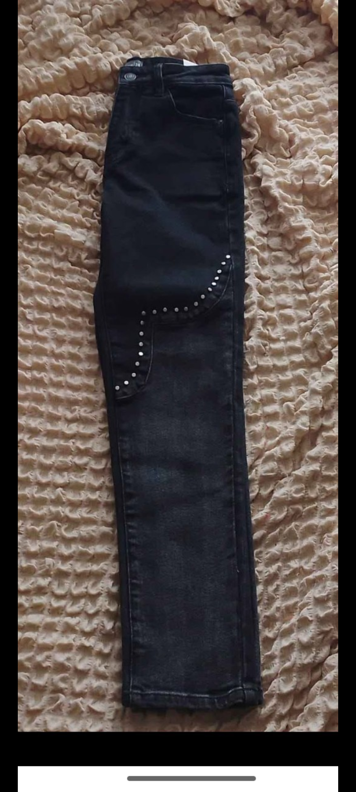 Jeans negros con tachuelas - miniatura 6