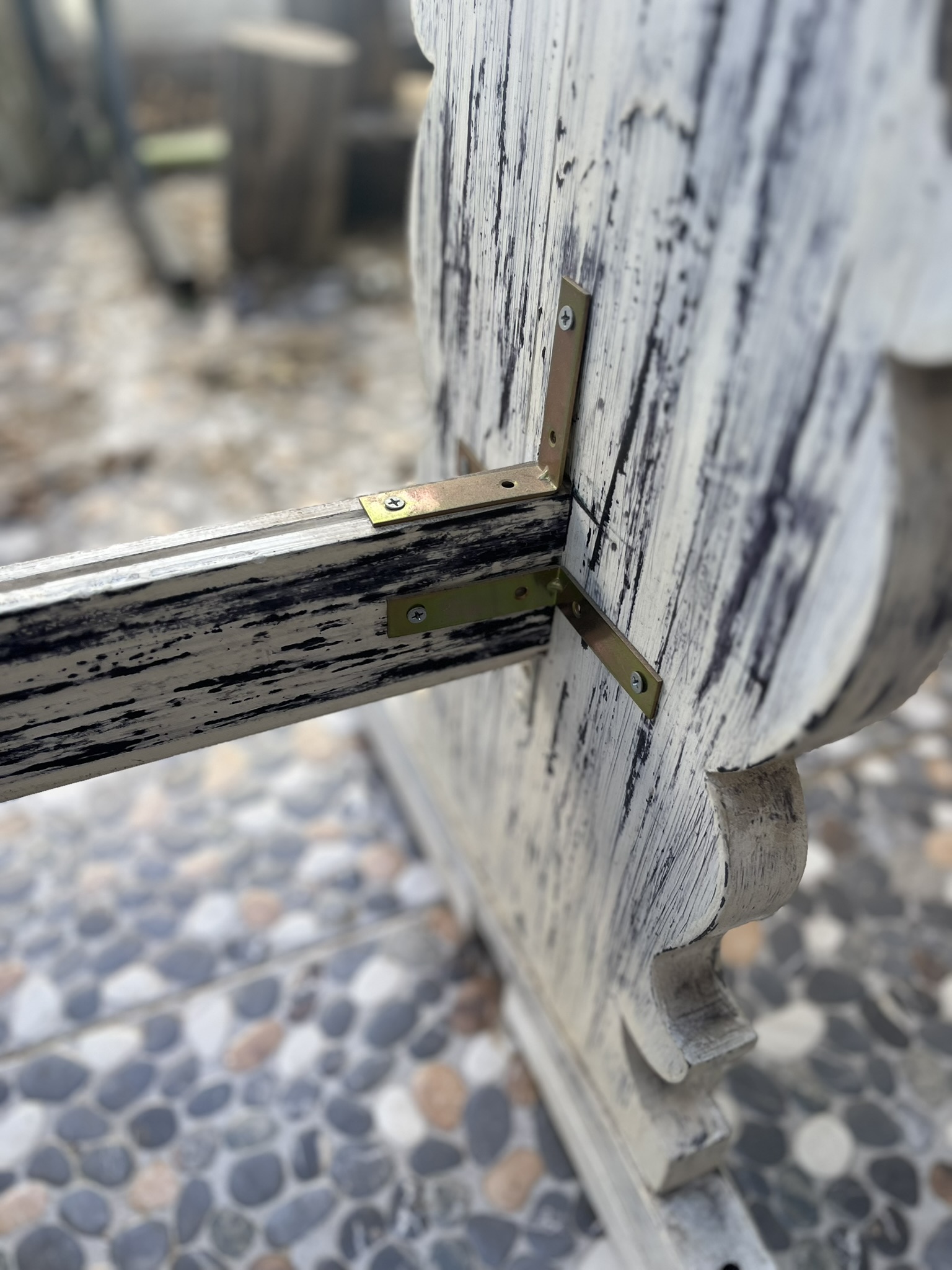 Mesa rústica vintage - miniatura 2