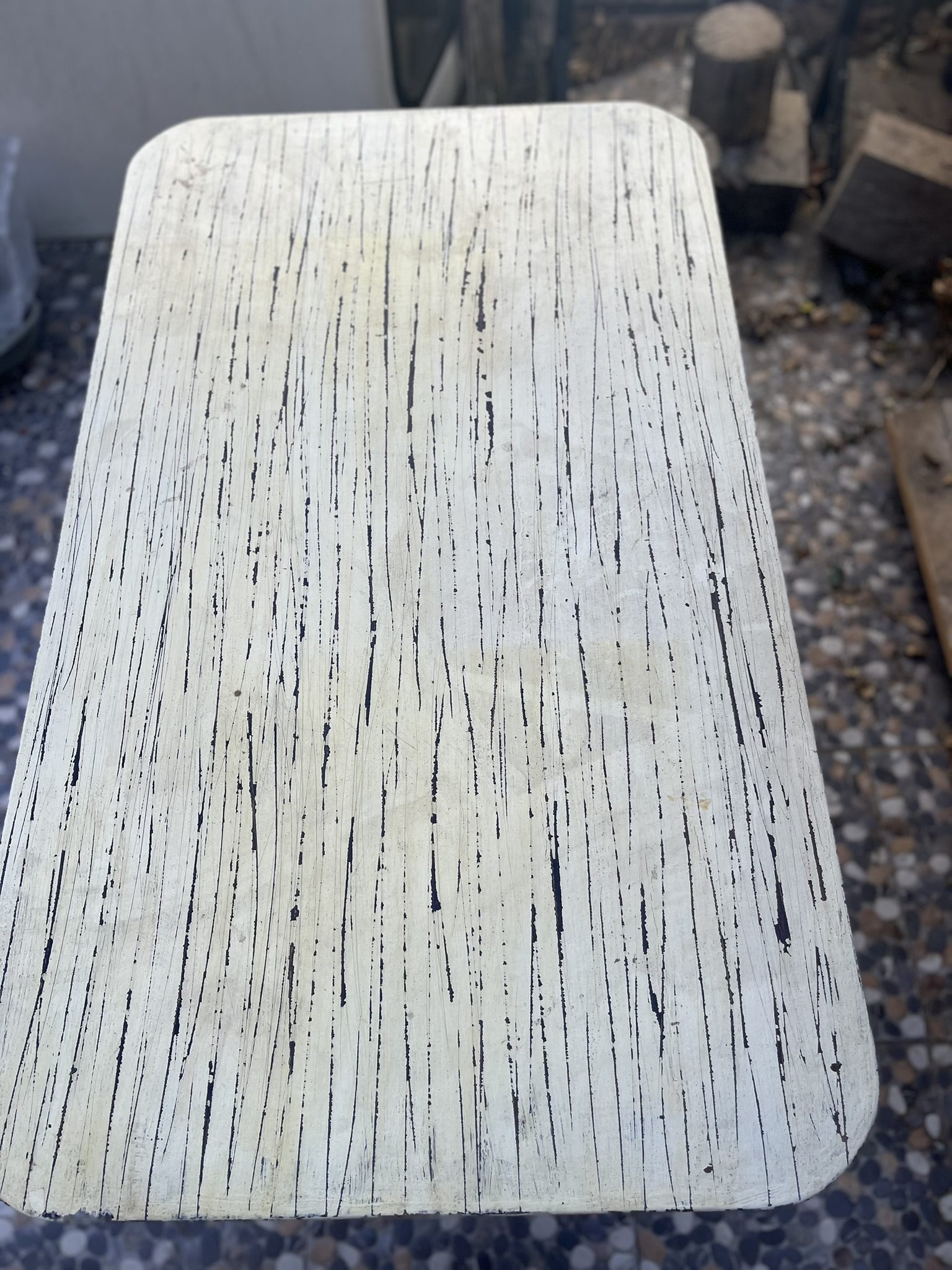 Mesa rústica vintage - miniatura 5