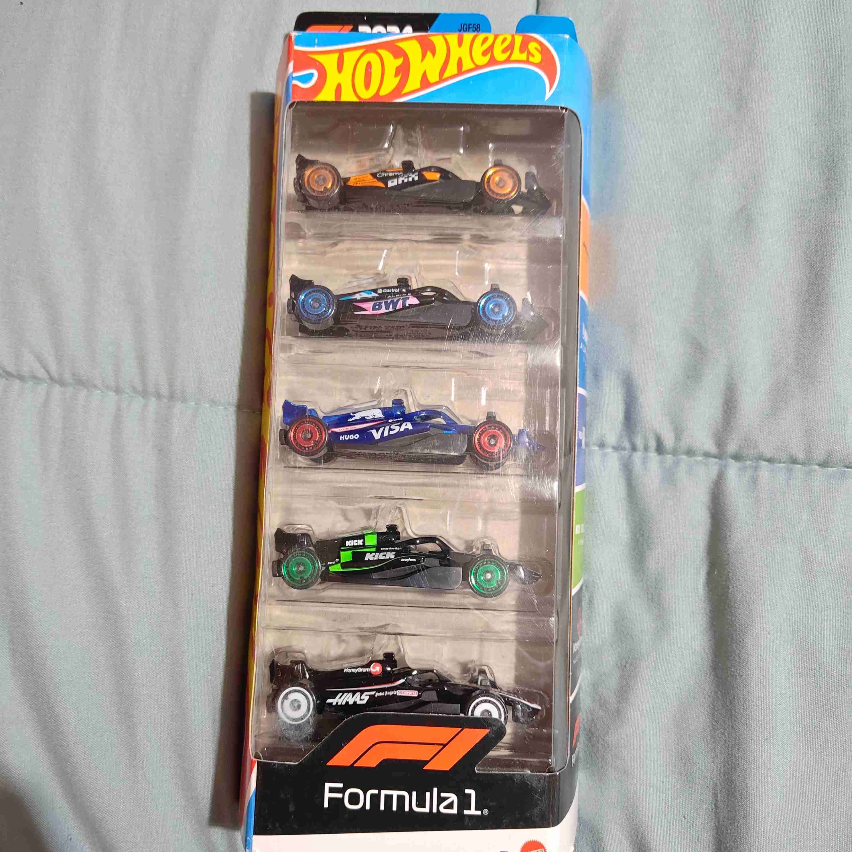 Set de autos Hot Wheels F1 - miniatura 1