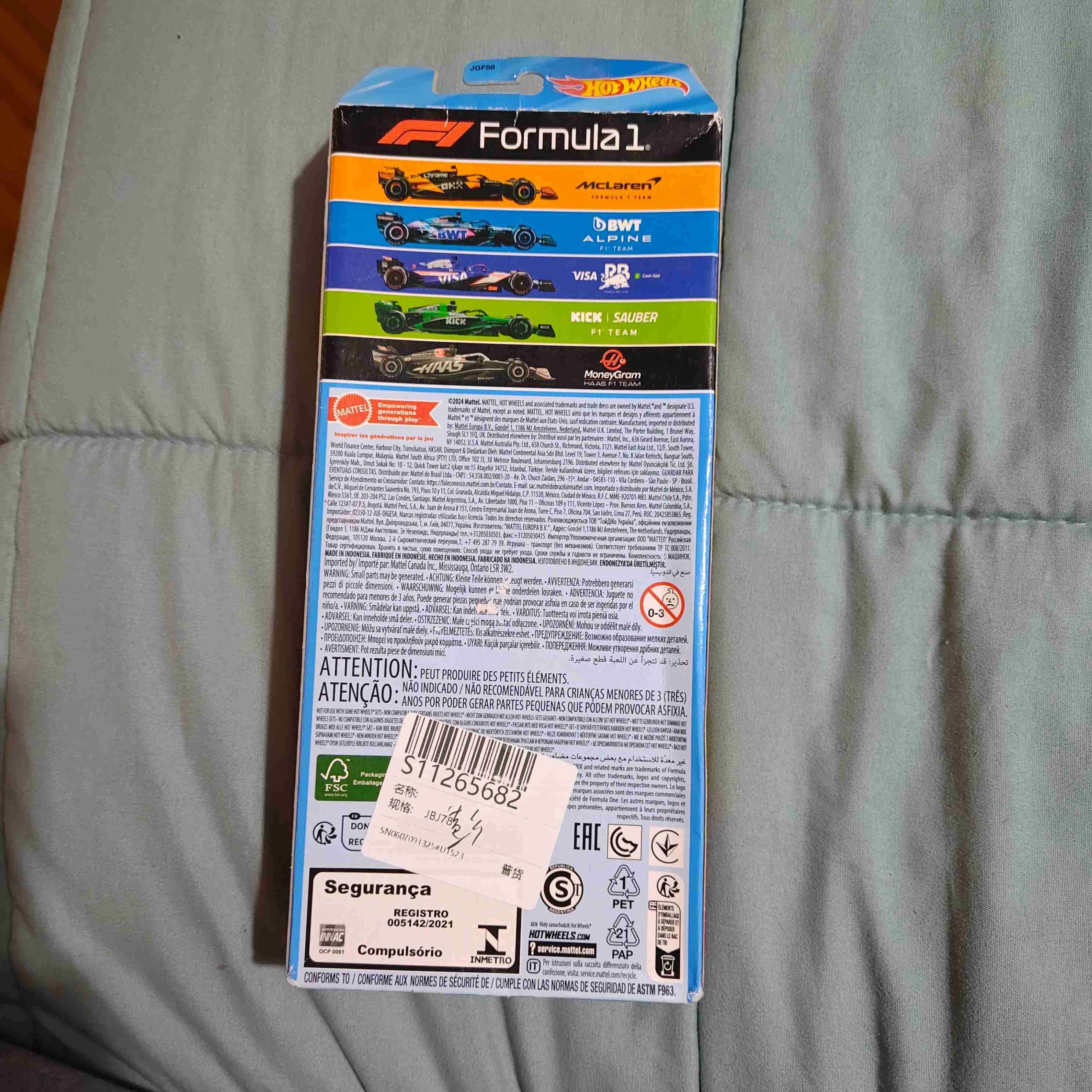 Set de autos Hot Wheels F1 - miniatura 2