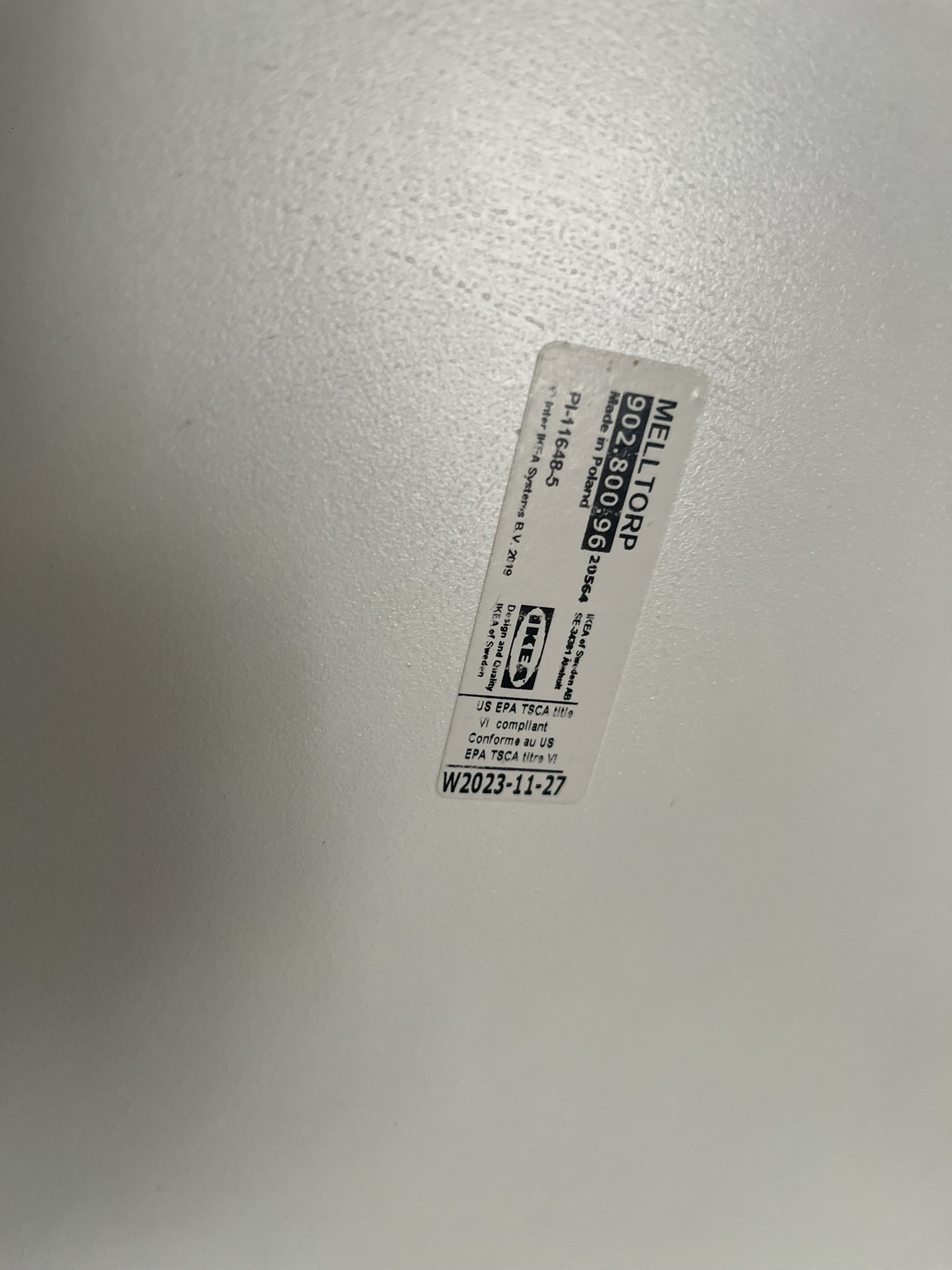 Mesa IKEA modelo MELLTORP color blanco + 4 sillas - miniatura 6